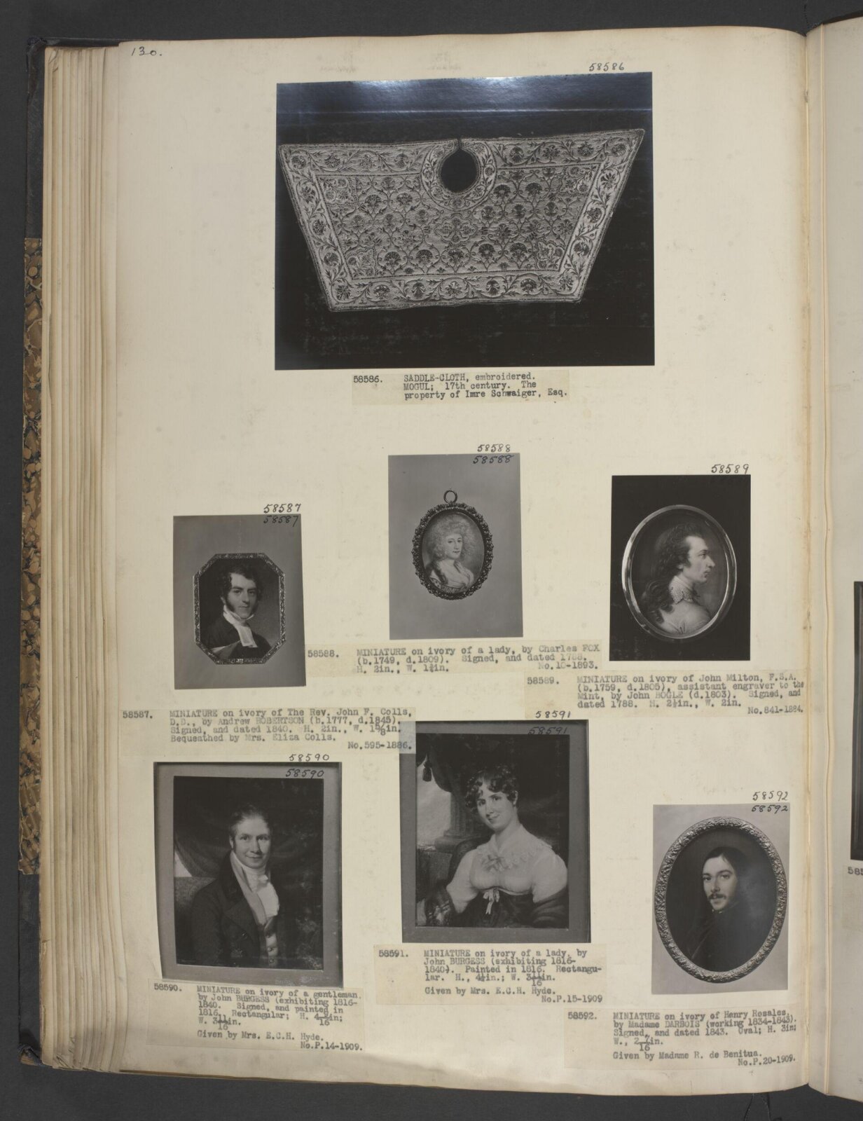 Rev. John F. Colls, B.D, Andrew Robertson, 1840