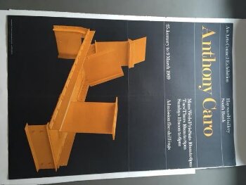 Poster for Anthony Caro at the Hayward Gallery, 1969