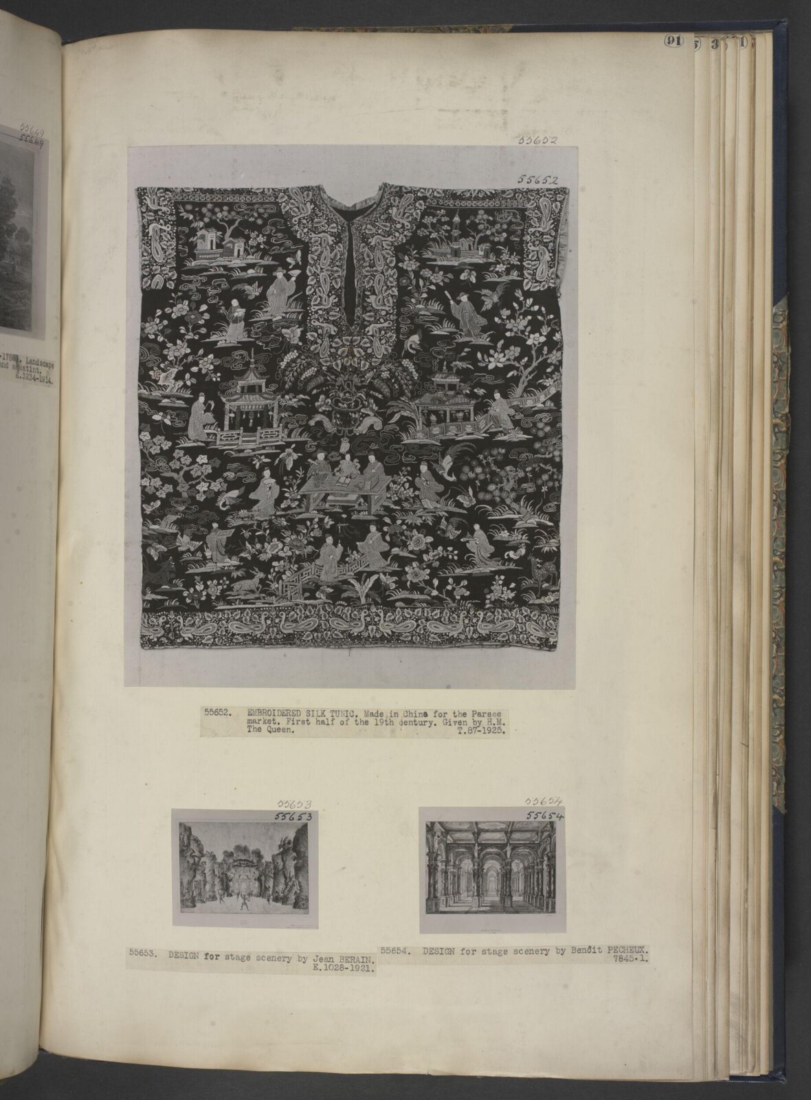 design for stage set, Benoit Pecheux, ca. 1769-1799