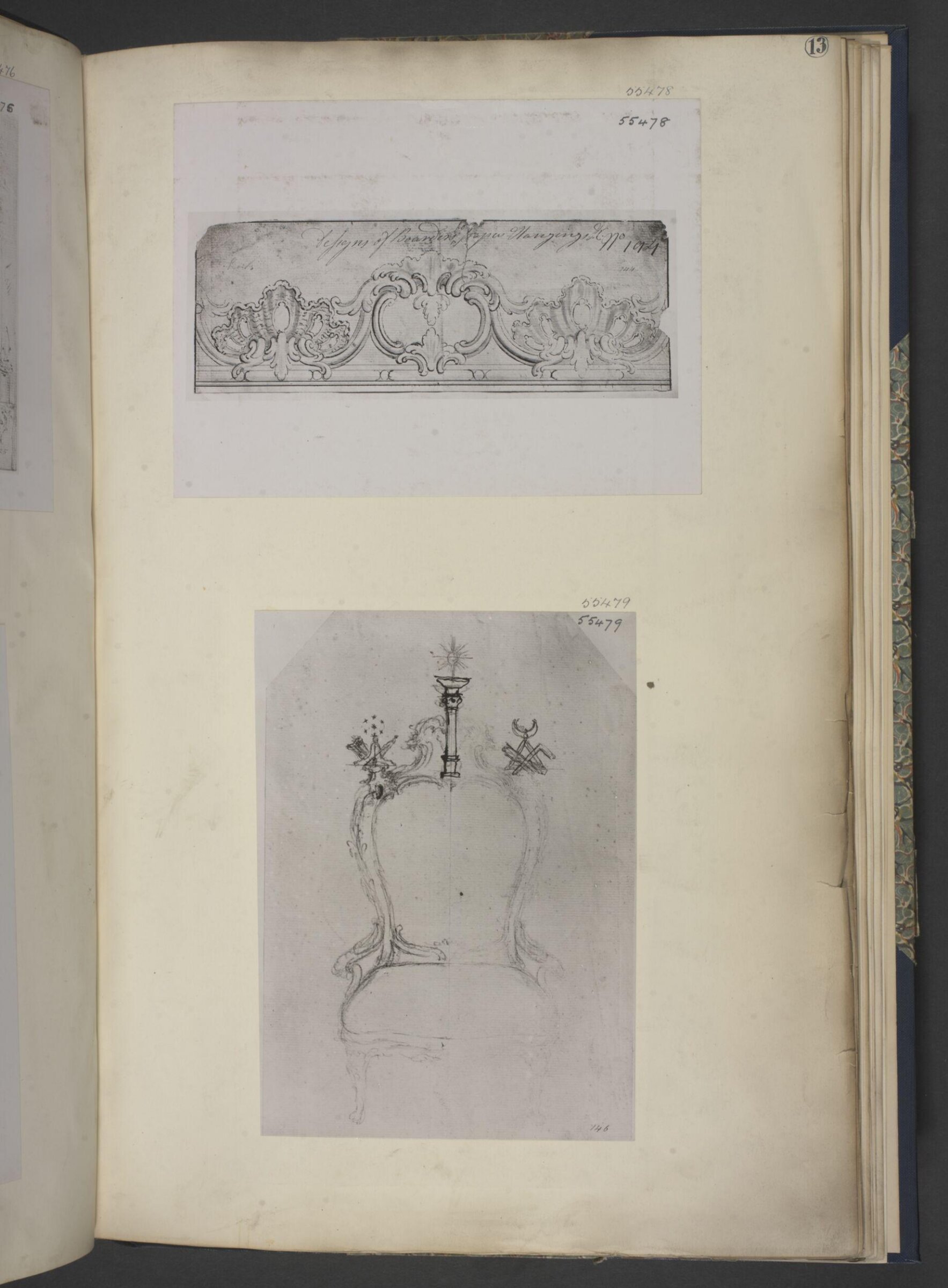 Drawing, Thomas Chippendale Senior, 1753-1762