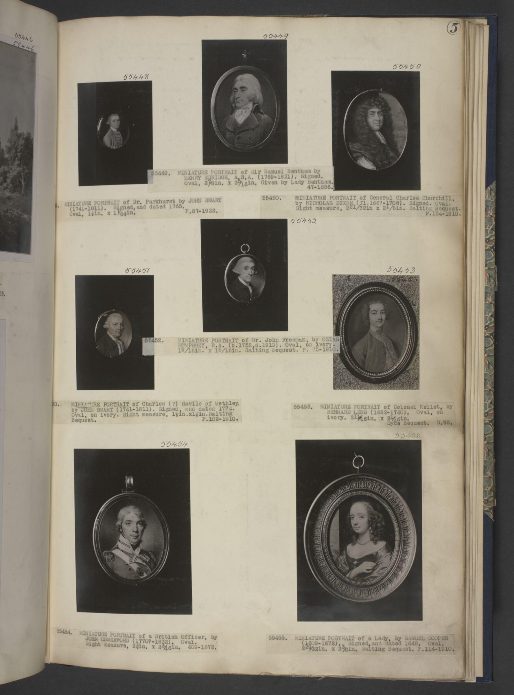 Portrait miniature of Dr. Parkhurst, John Smart, 1765