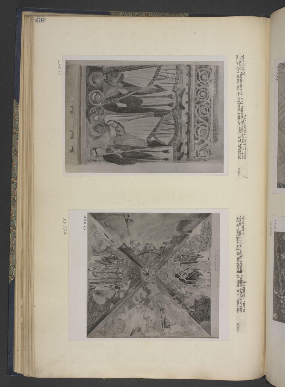 Drawing, Ernest William Tristram, 1914