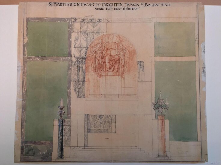 Design for the baldacchino of St Bartholemew's, Brighton top image
