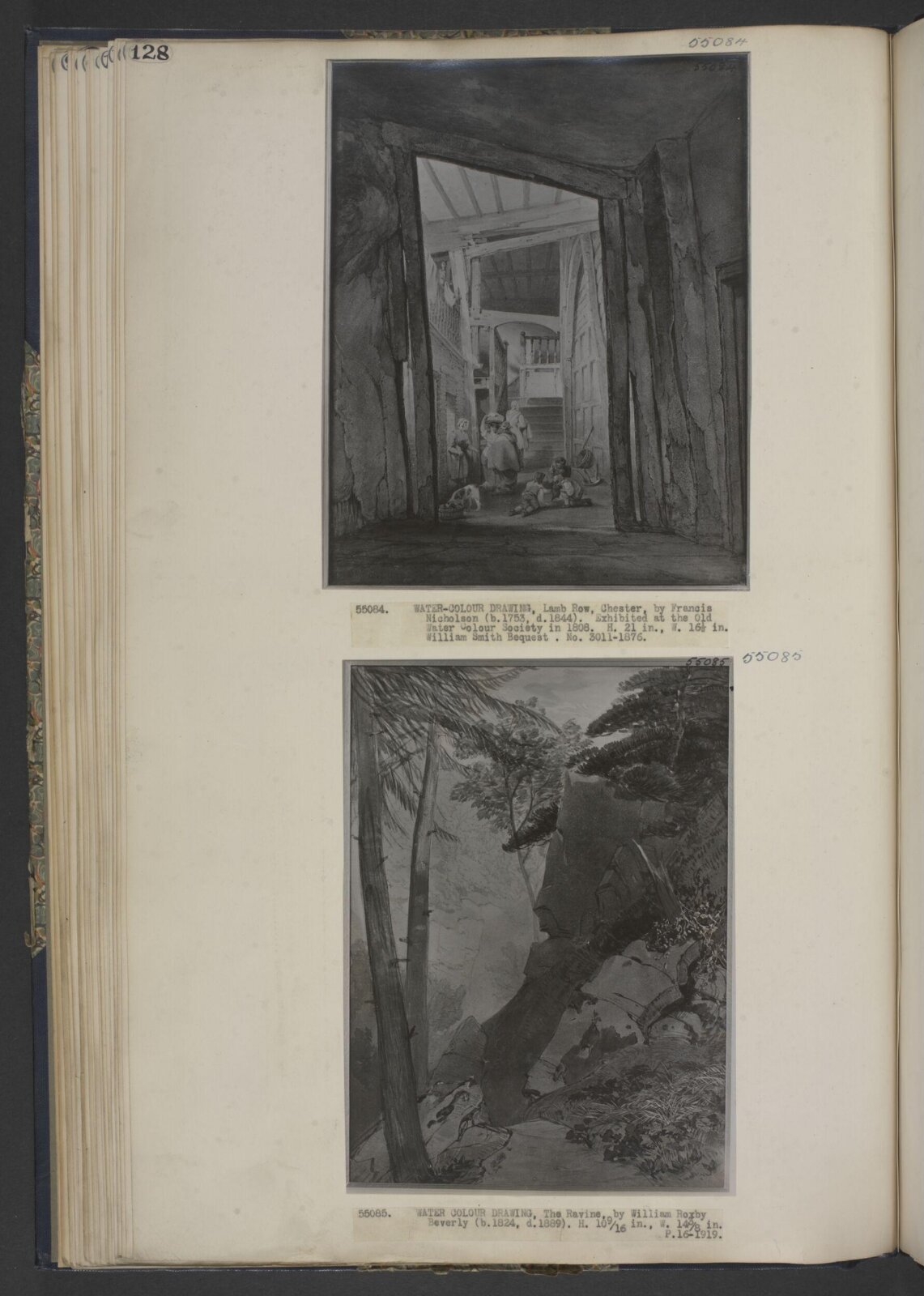 Lamb Row, Chester, Francis Nicholson, ca. 1808