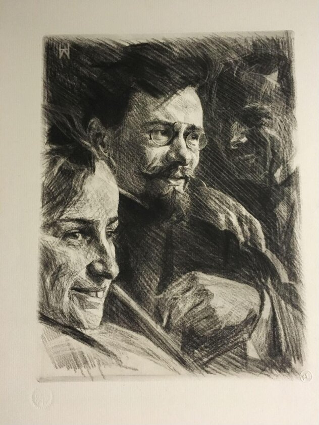 Portrait - Studien (1901) by Benjamin Wolff