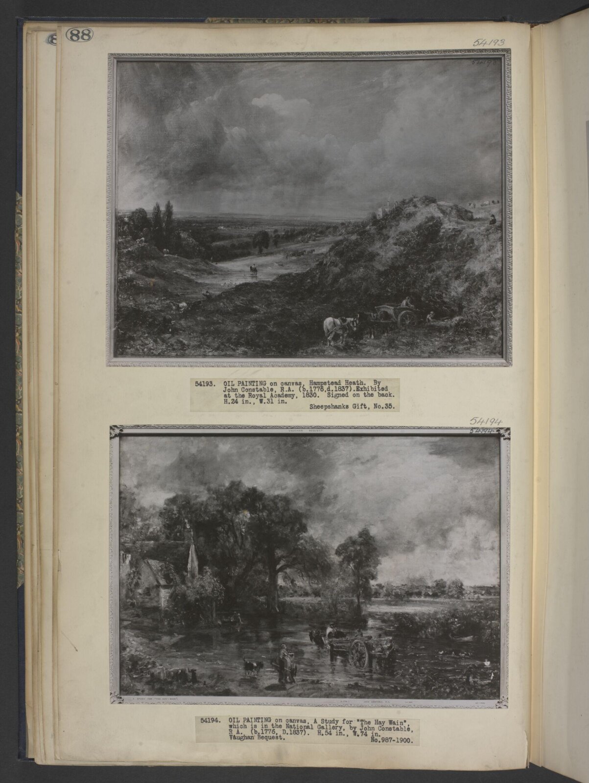 Hampstead Heath, Branch Hill Pond, John Constable, 1828
