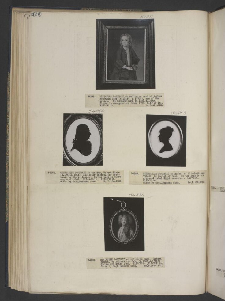 Silhouette on plaster of Robert Blair, Solicitor General for Scotland top image