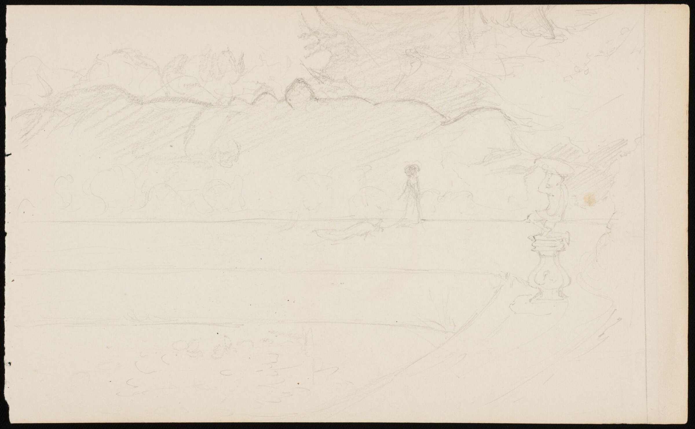 The Bank of an ornamental lake, Beatrice Parsons, ca. 1899