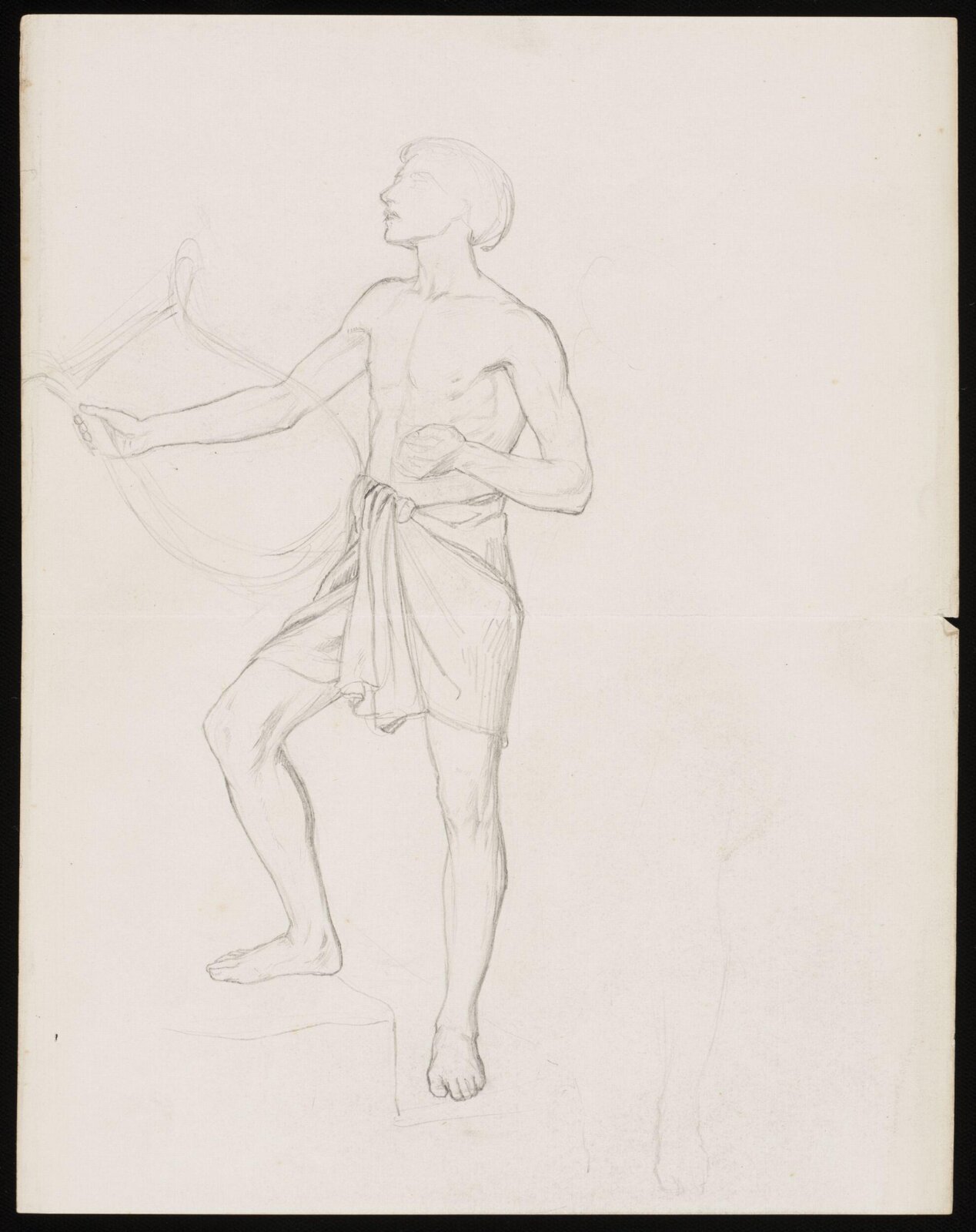 Man with a classical lyre, Beatrice Parsons, ca. 1899