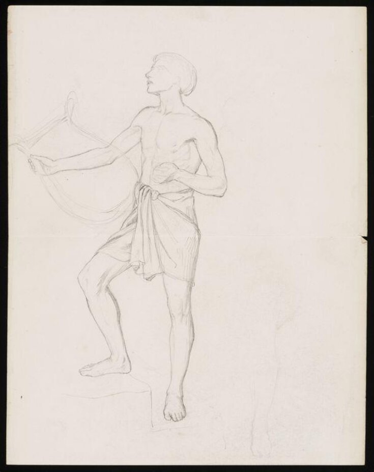 Man with a classical lyre top image