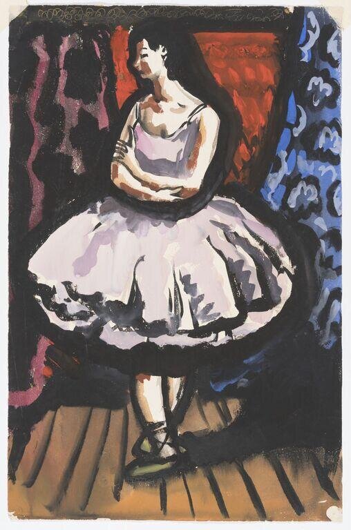 Figure study of a ballerina by Peake, Mervyn Laurence