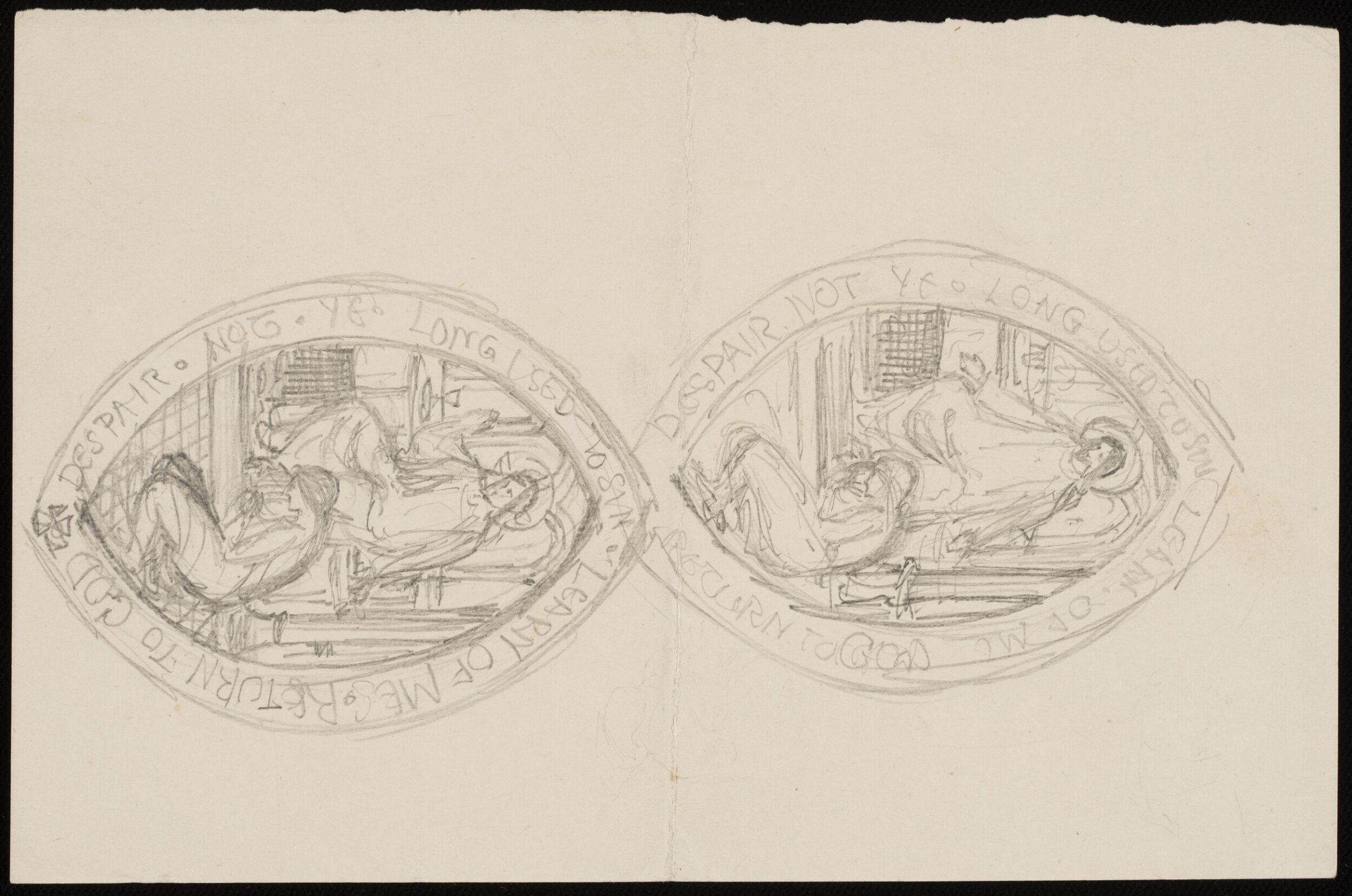 Designs for a mural or a stained glass panel, Beatrice Parsons, ca. 1899