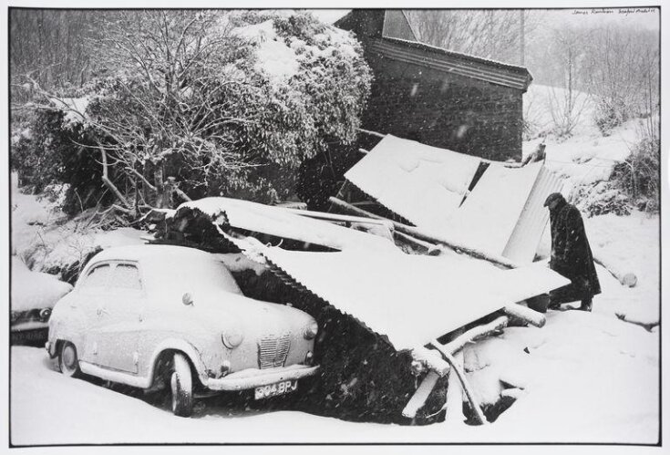 Archie Parkhouse's shed collapsed in the great blizzard, Millhams, Dolton, 1978 top image