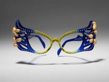 Spectacles' frame worn by Barry Humphries as Dame Edna Everage in 'Dame Edna's Work Experience', BBC television 1997