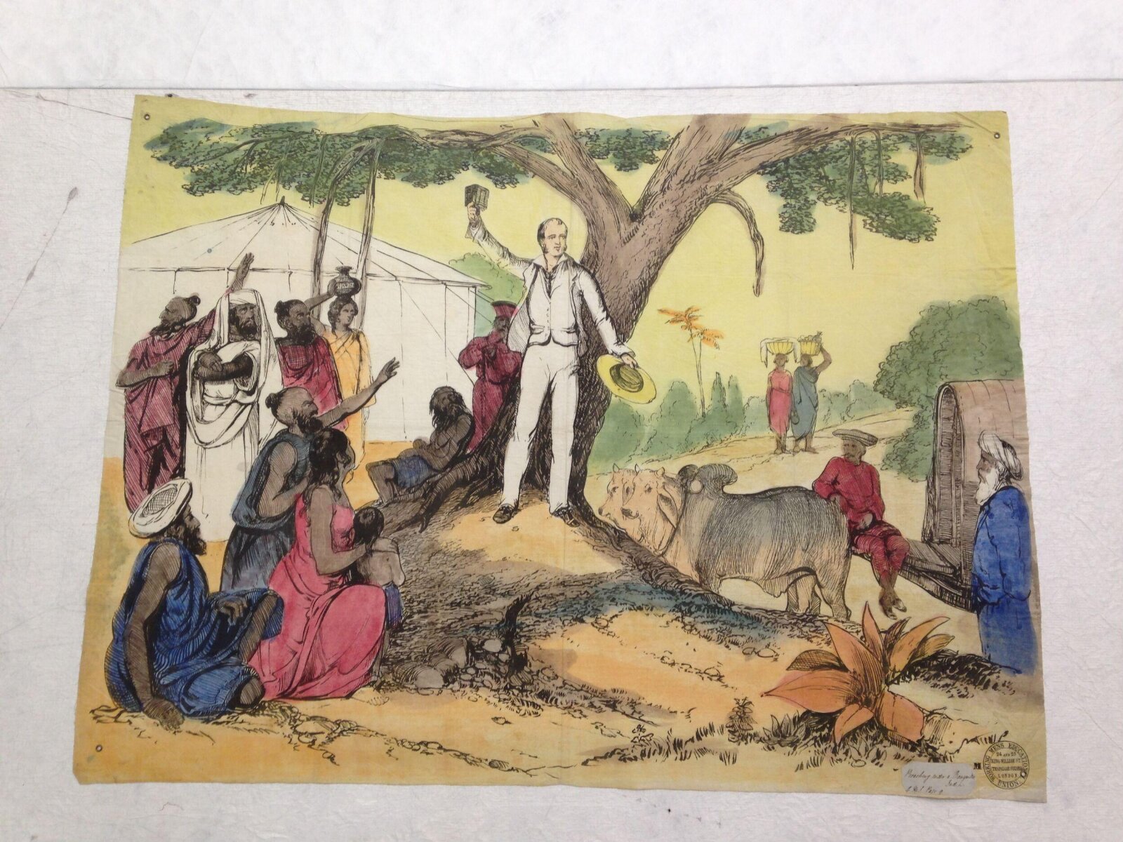 Preaching under a Banyan Tree, late 19th century