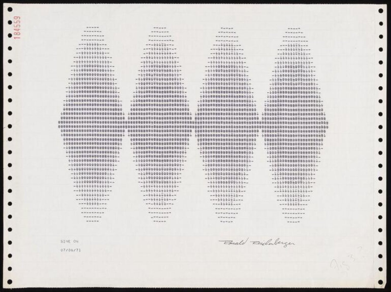 Sine On, Ronald Reichenberger, 1971