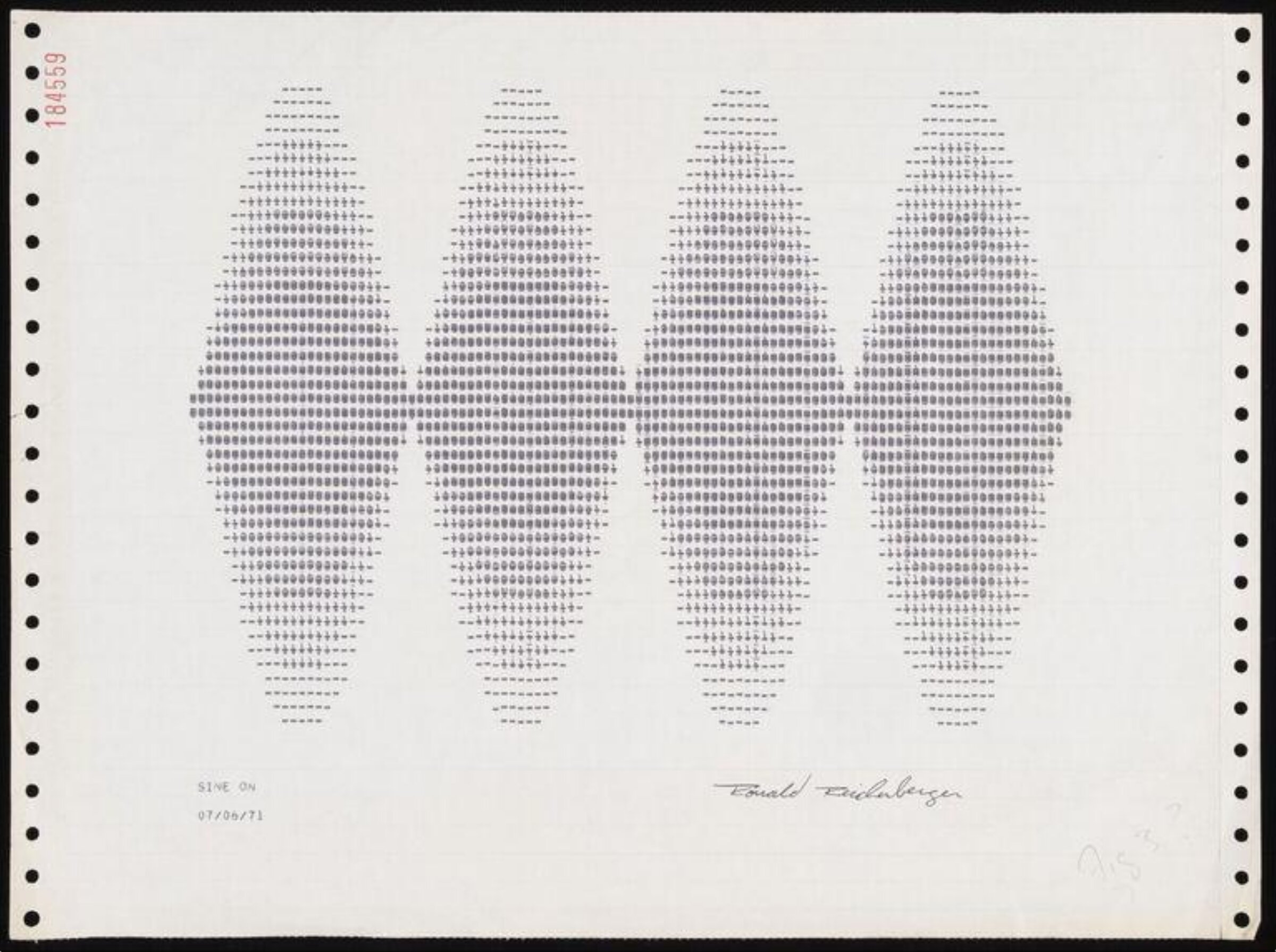 Sine On, Ronald Reichenberger, 1971