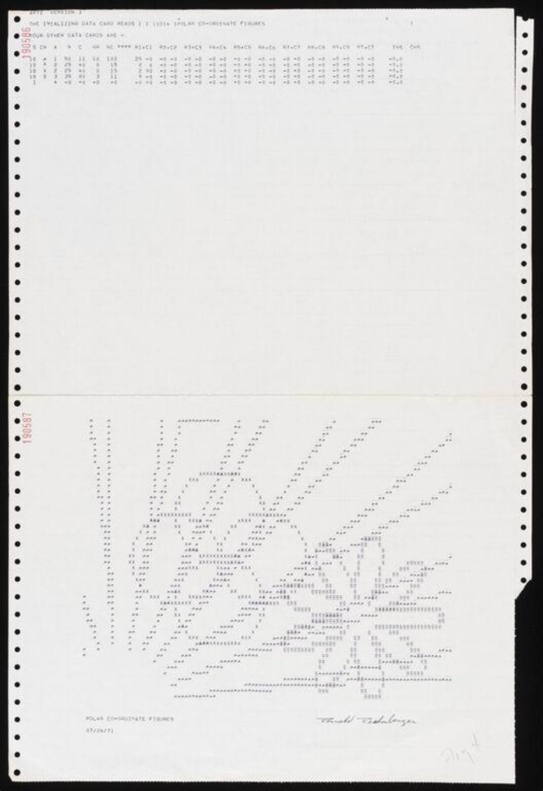 Polar Co-ordinate Figures, Ronald Reichenberger, 1971