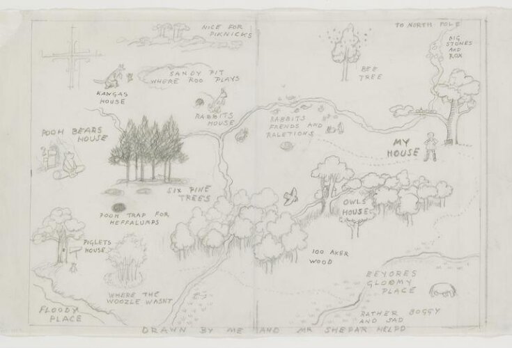 A map of the Hundred-Acre Wood top image