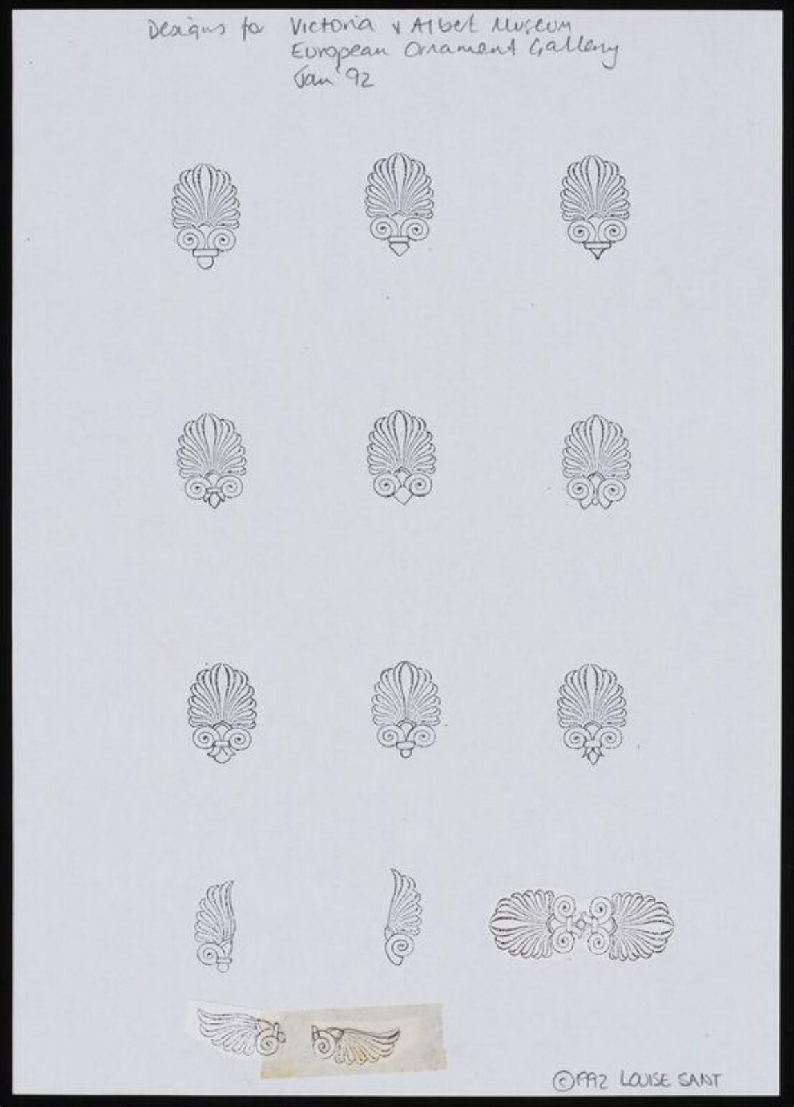 Drawing, Louise Sant