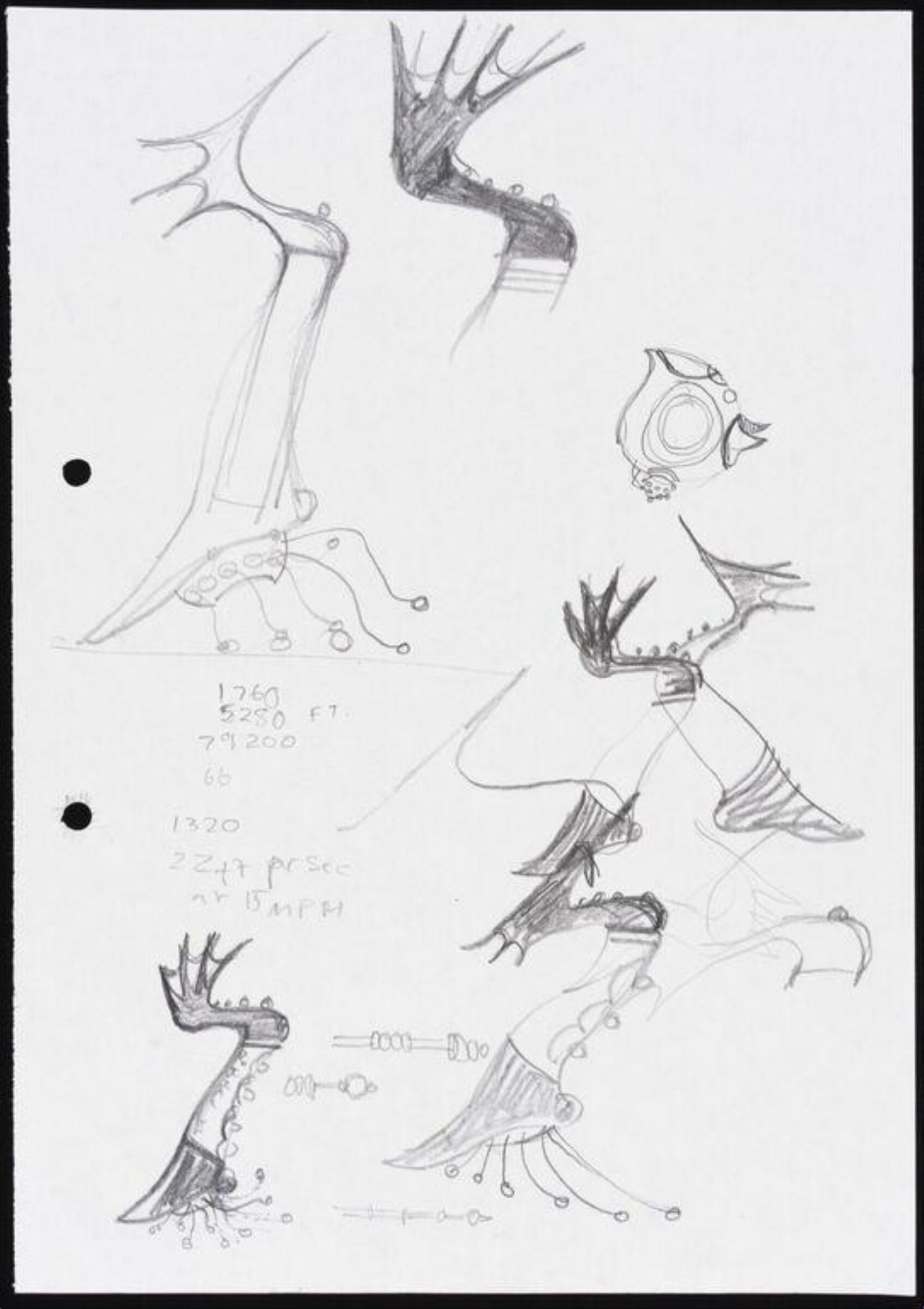 Drawing, Peter Chang, 1992