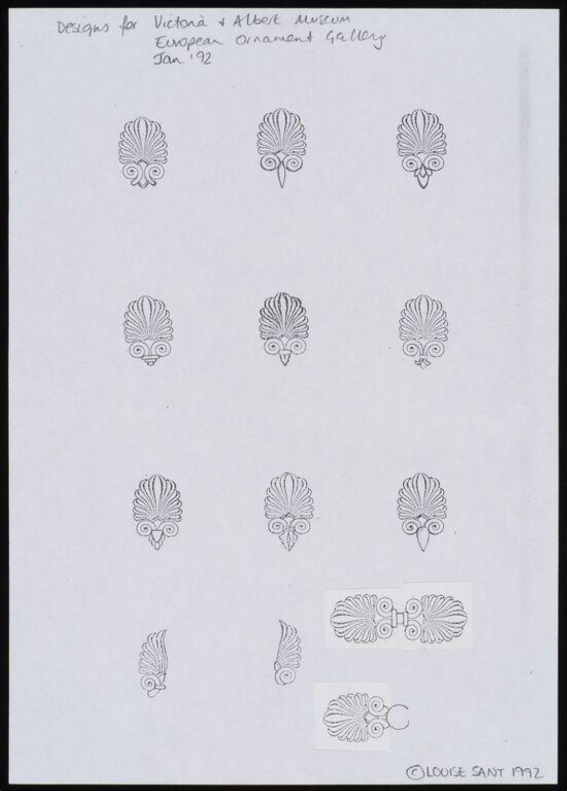 Drawing, Louise Sant
