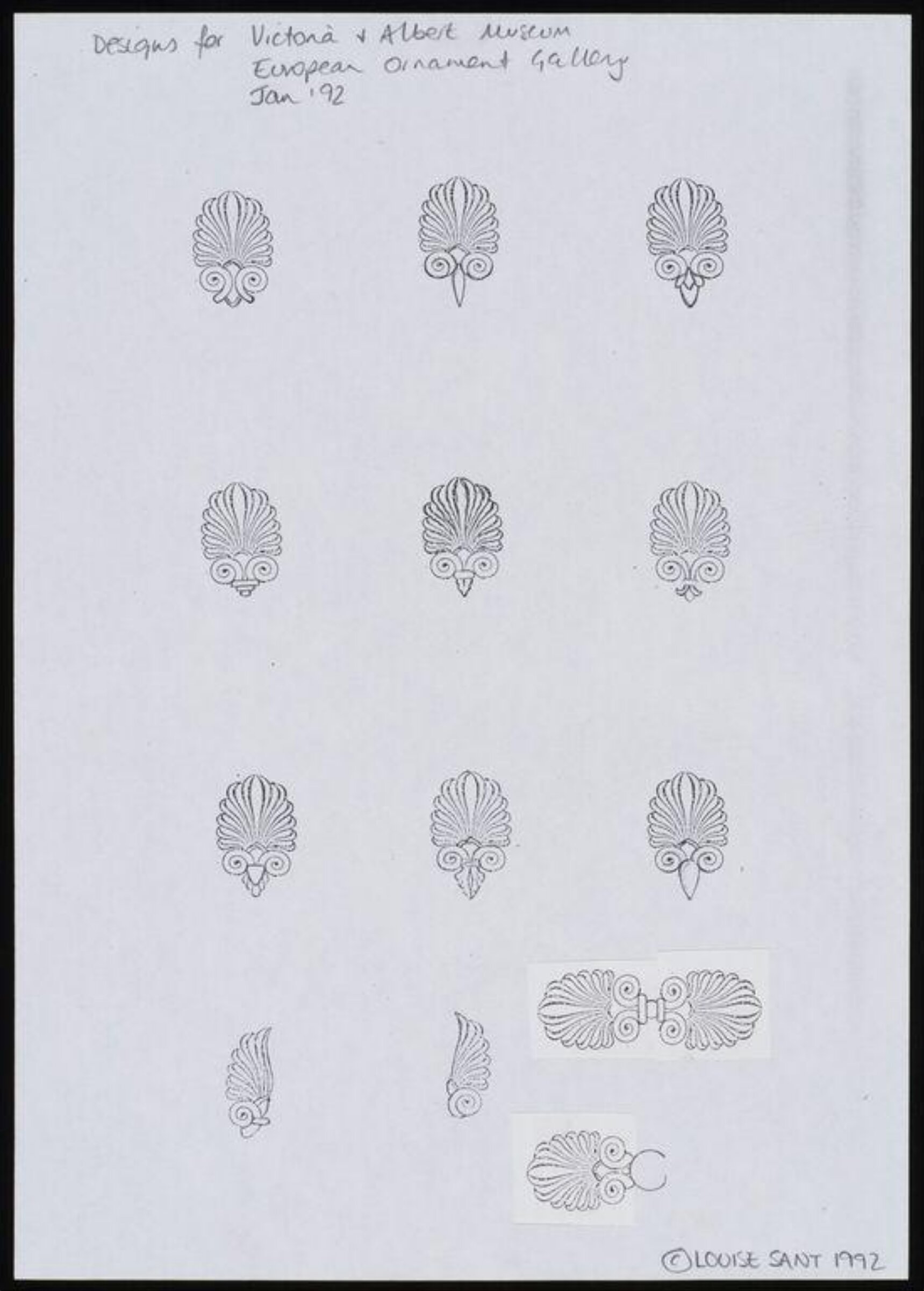 Drawing, Louise Sant