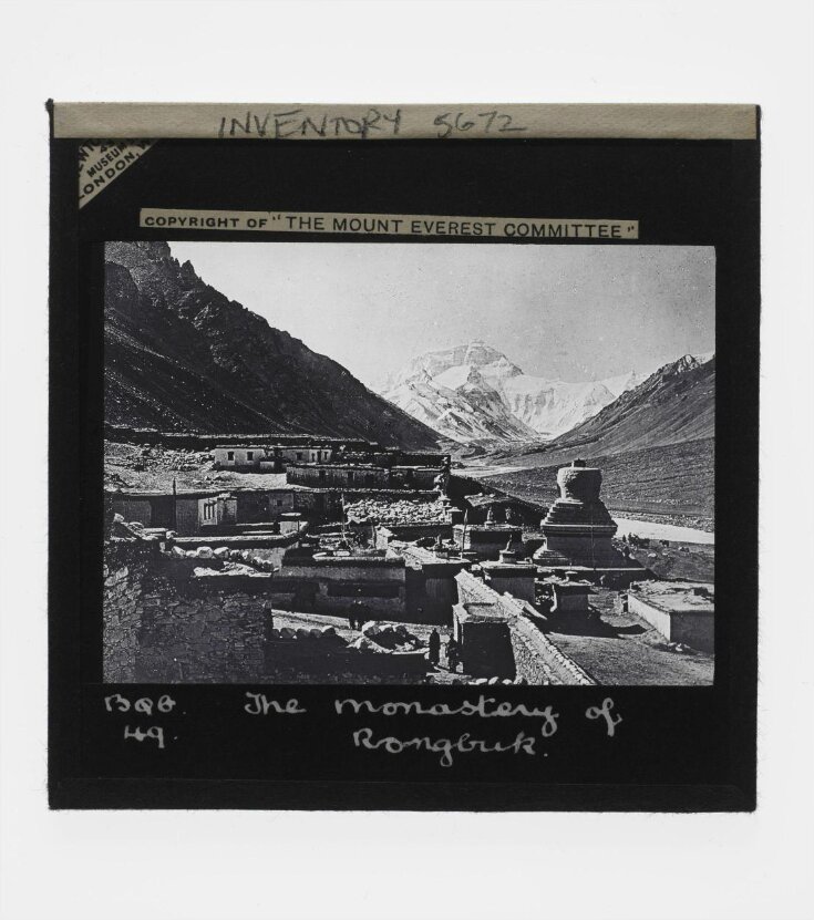 Slide 49. The Monastery of Rongbuk top image