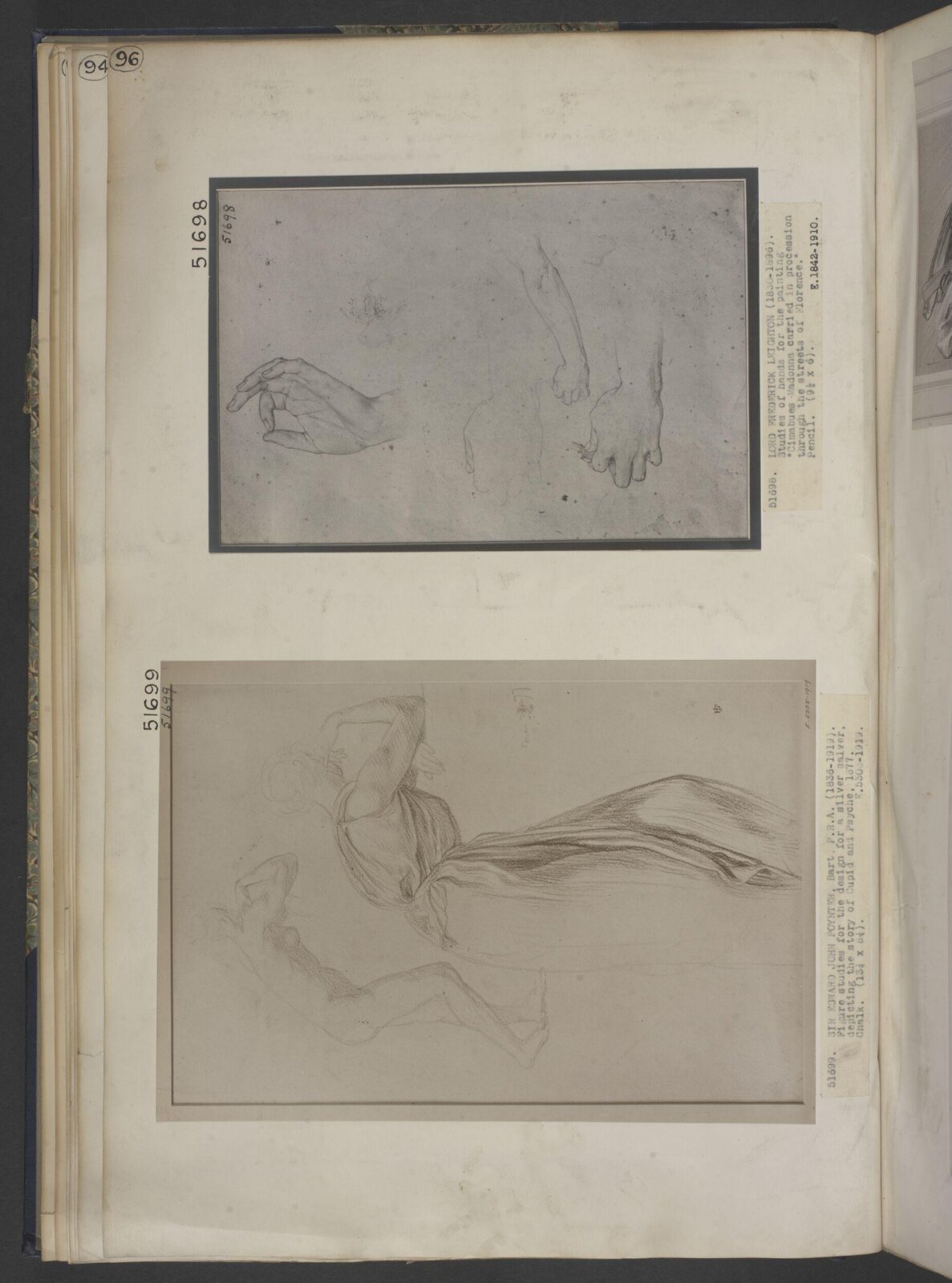 Drawing, Frederic Lord Leighton, 1853