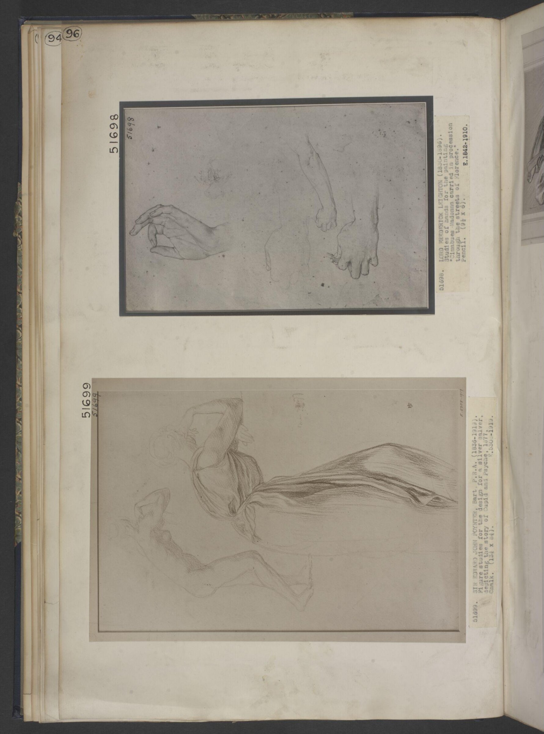 Drawing, Frederic Lord Leighton, 1853
