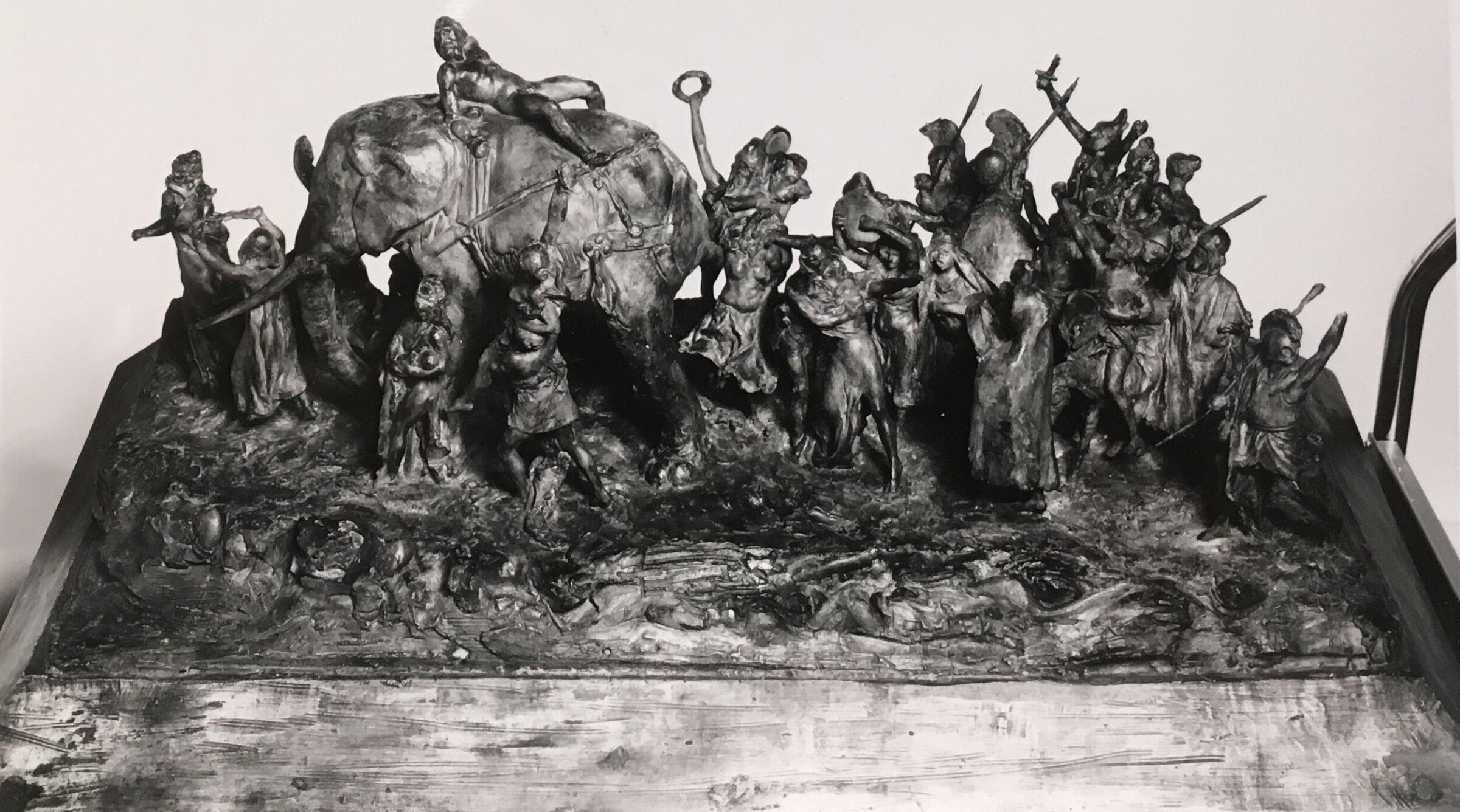Matho defeated - the Pass of the Axe, Louis-Auguste-Théodore Rivière, ca. 1894