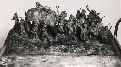 Matho defeated - the Pass of the Axe, Louis-Auguste-Théodore Rivière, ca. 1894