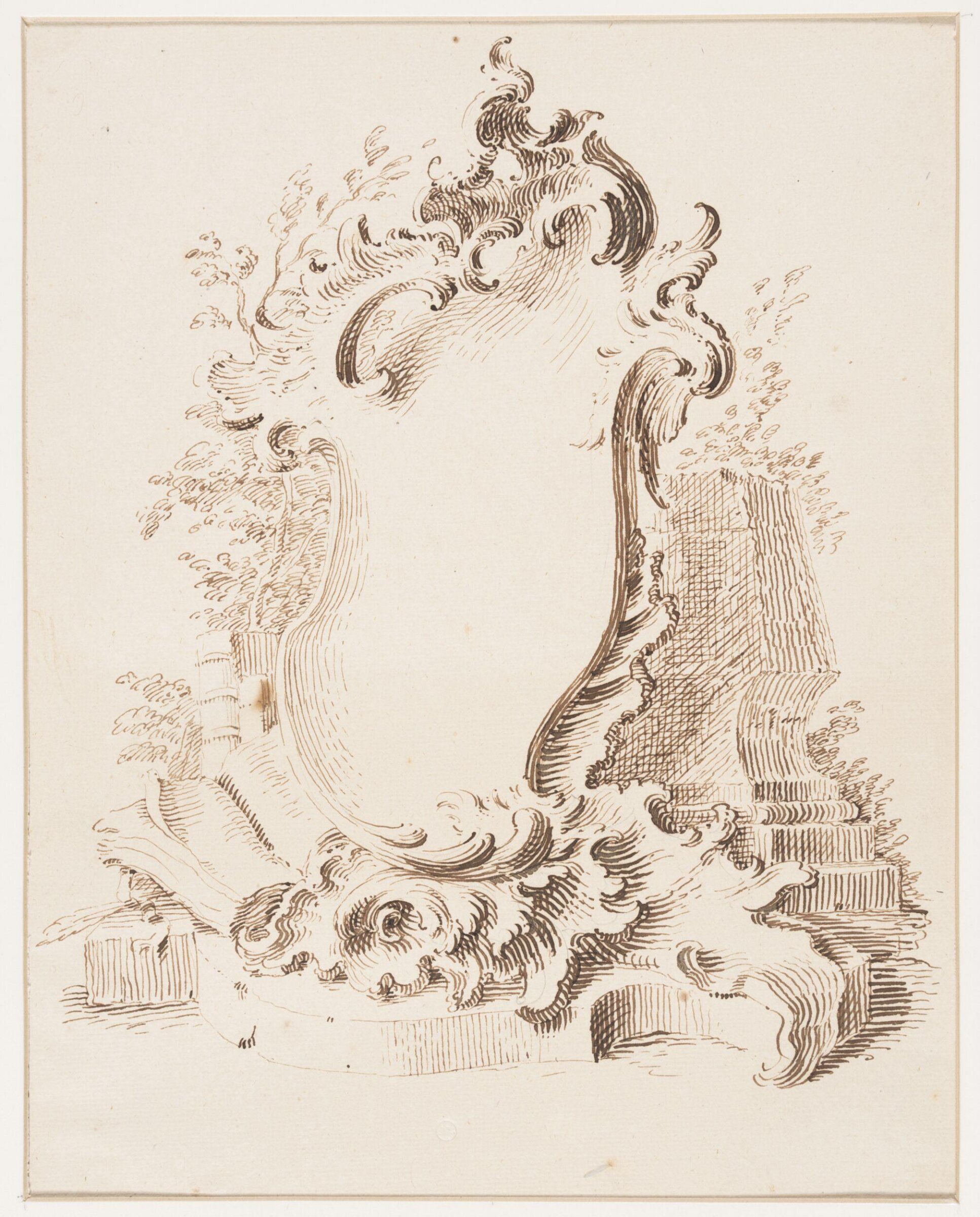 Drawing, attributed to François Boucher, 18th century