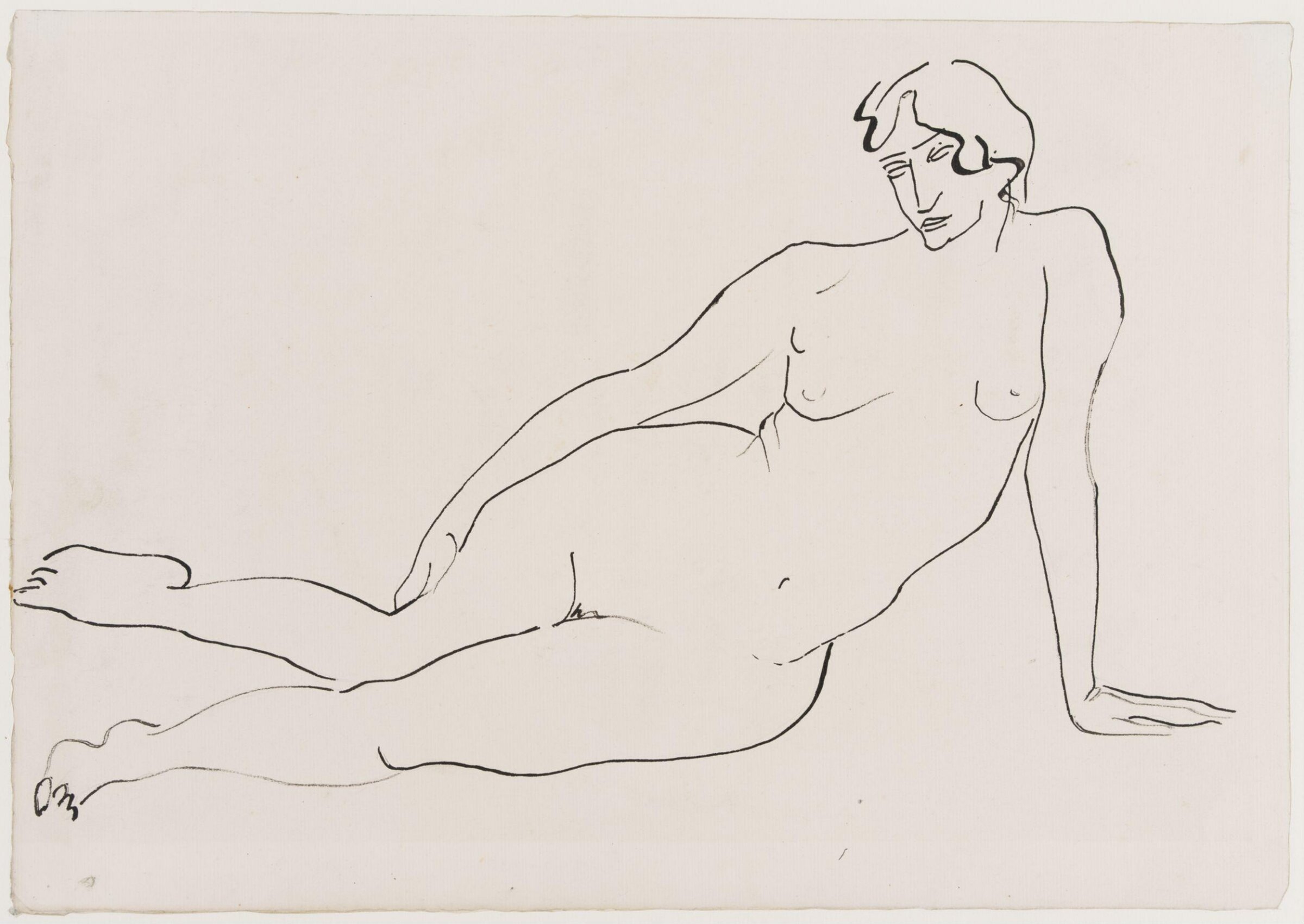 Drawing, Henri Gaudier-Brzeska, 1910-15