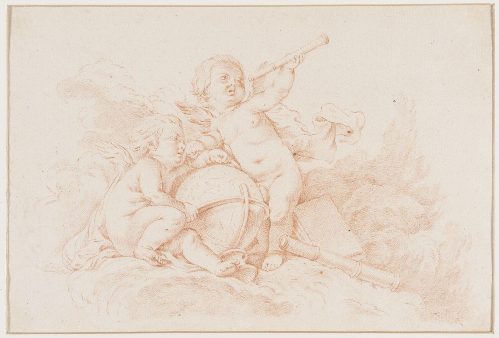 Drawing, attributed to François Boucher, 18th century