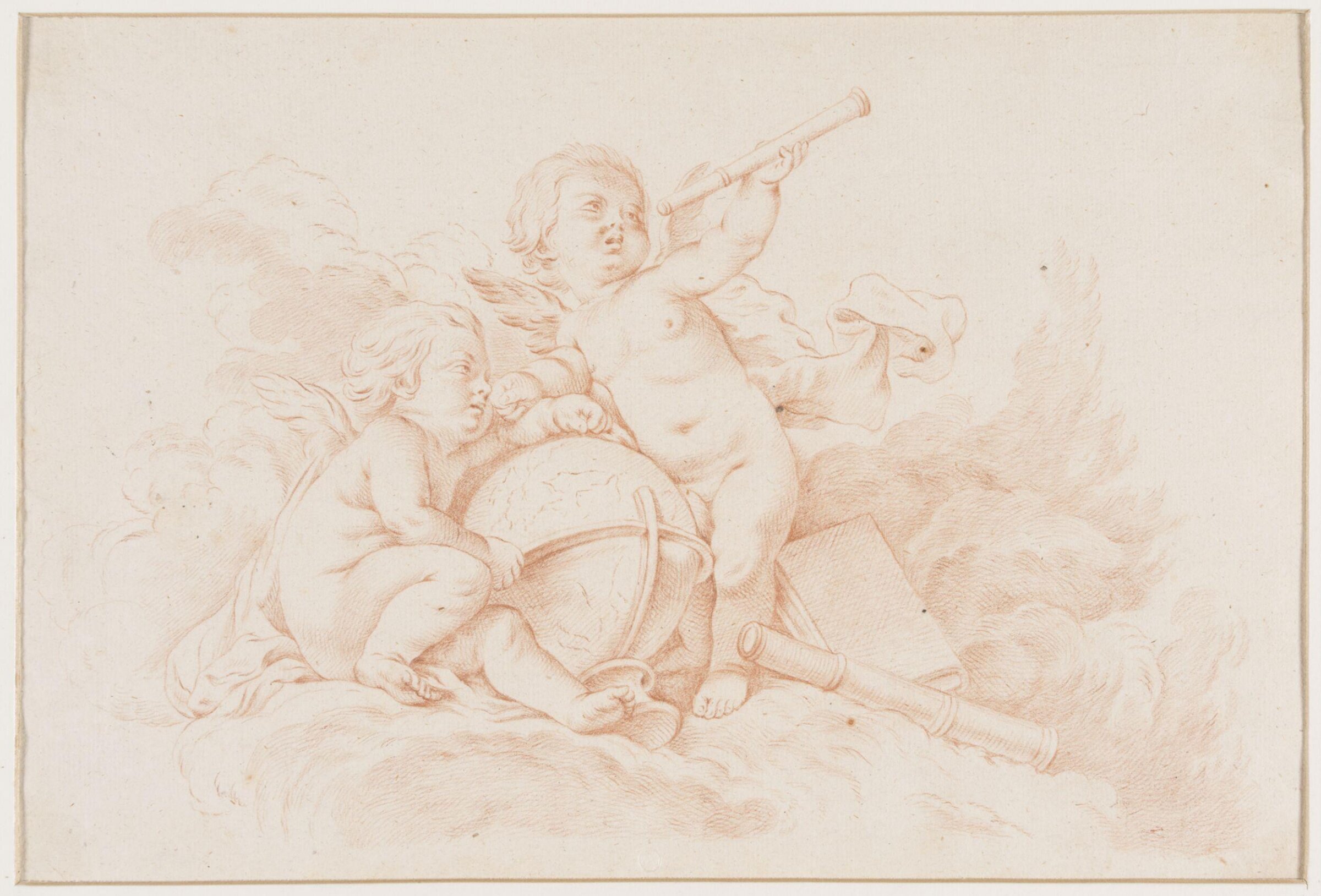 Drawing, attributed to François Boucher, 18th century