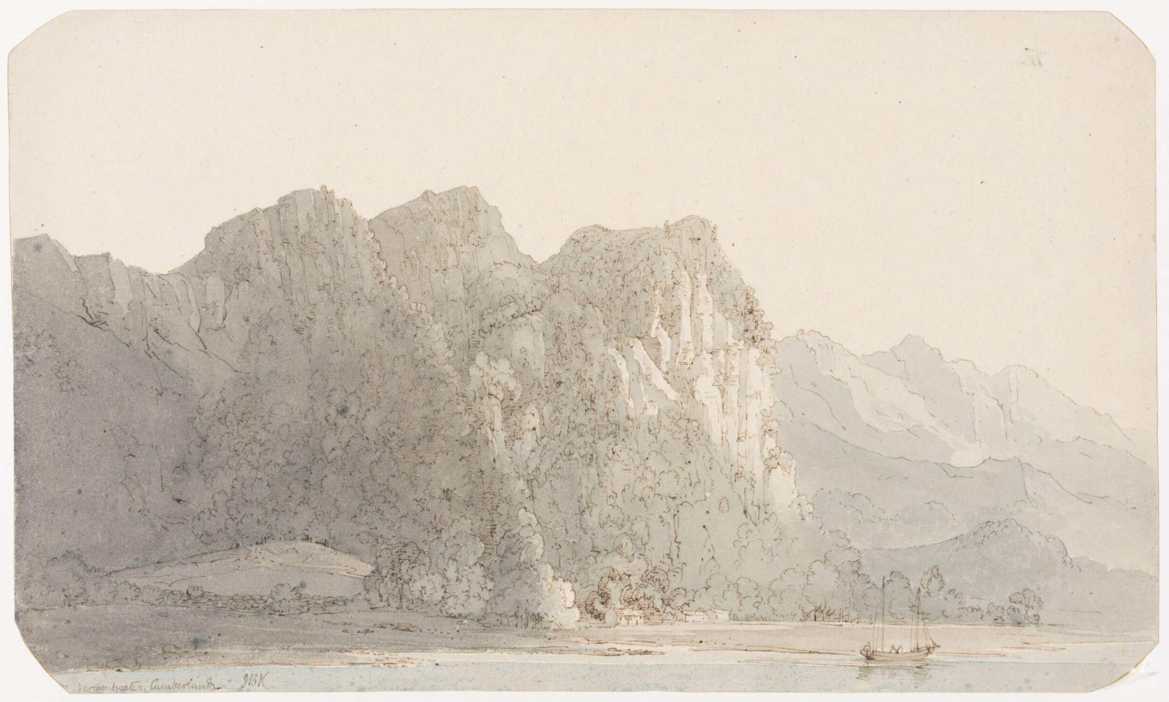 Derwentwater, Cumberland, John Baverstock Knight, ca.1810-1850
