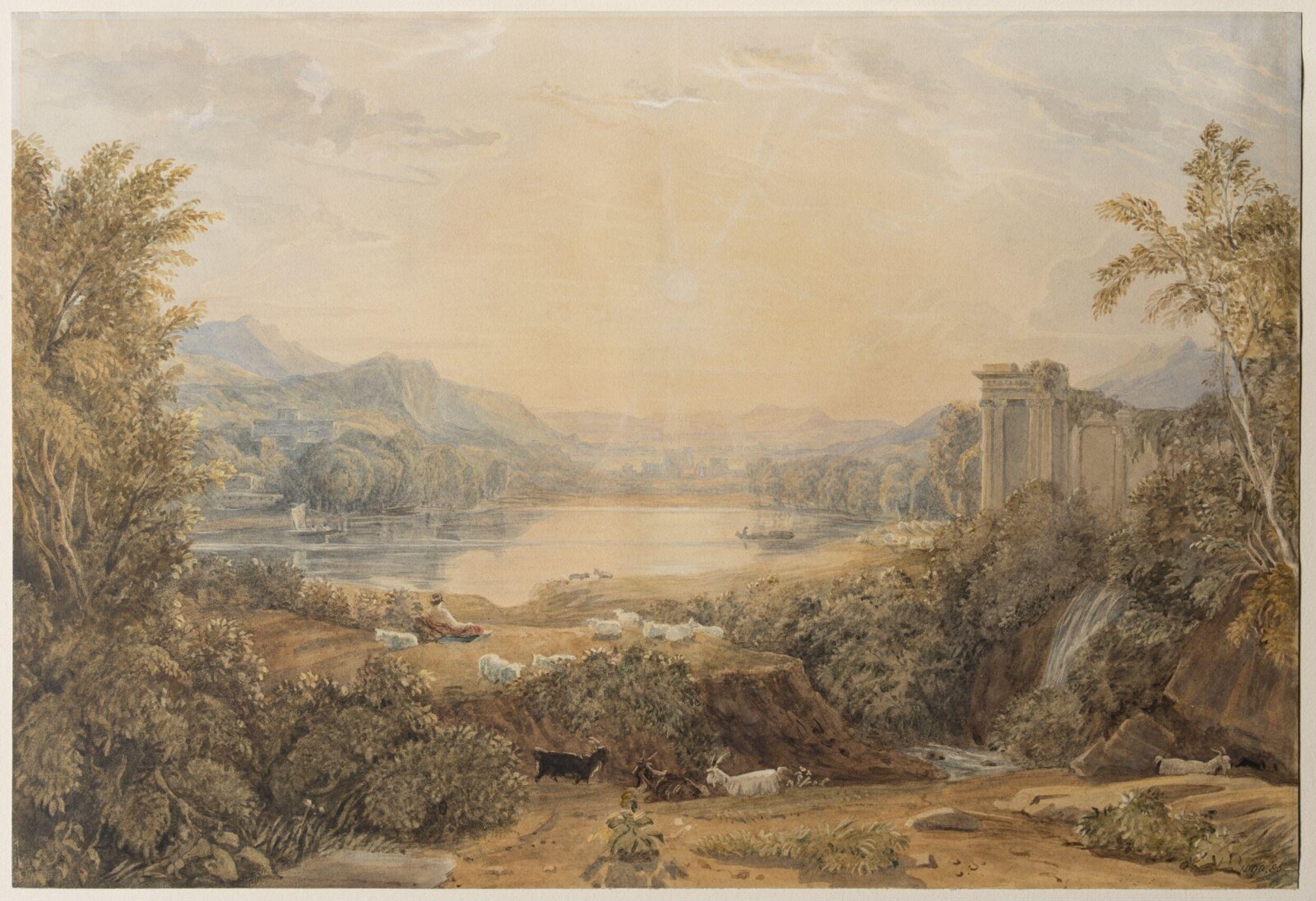 Landscape Composition, Barret, ca. 1790-1842