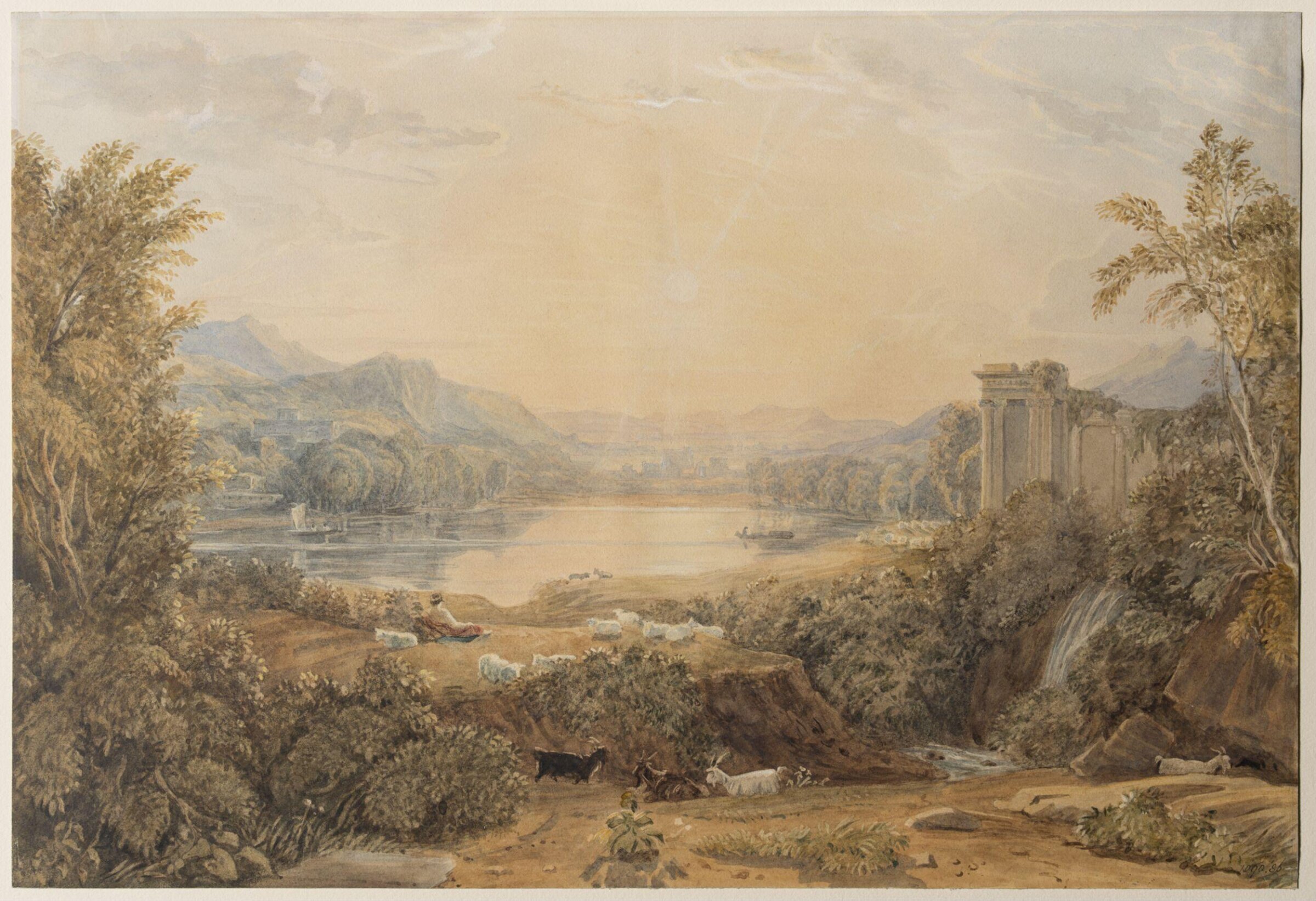 Landscape Composition, Barret, ca. 1790-1842