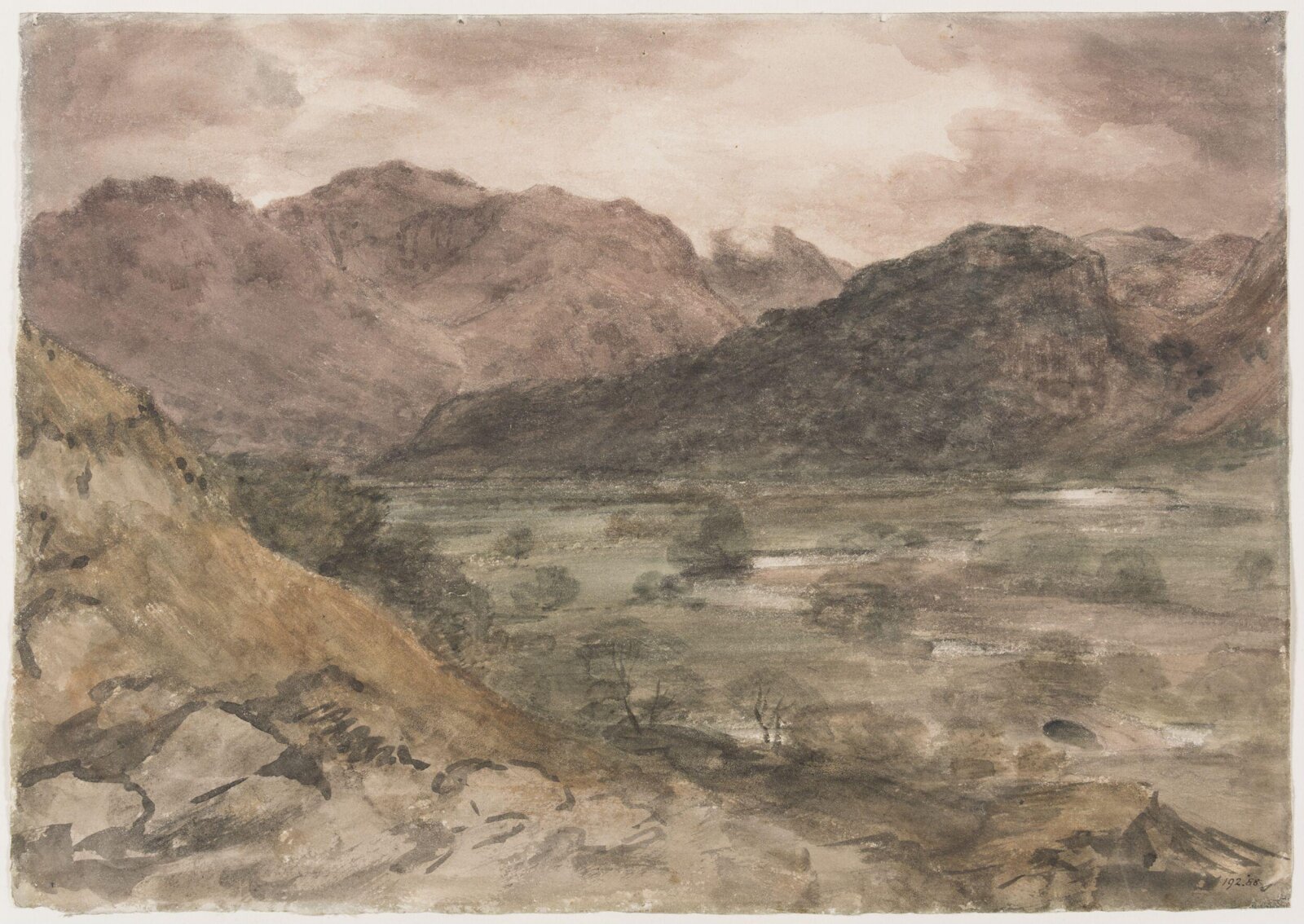 View in Borrowdale, John Constable, 25 September 1806