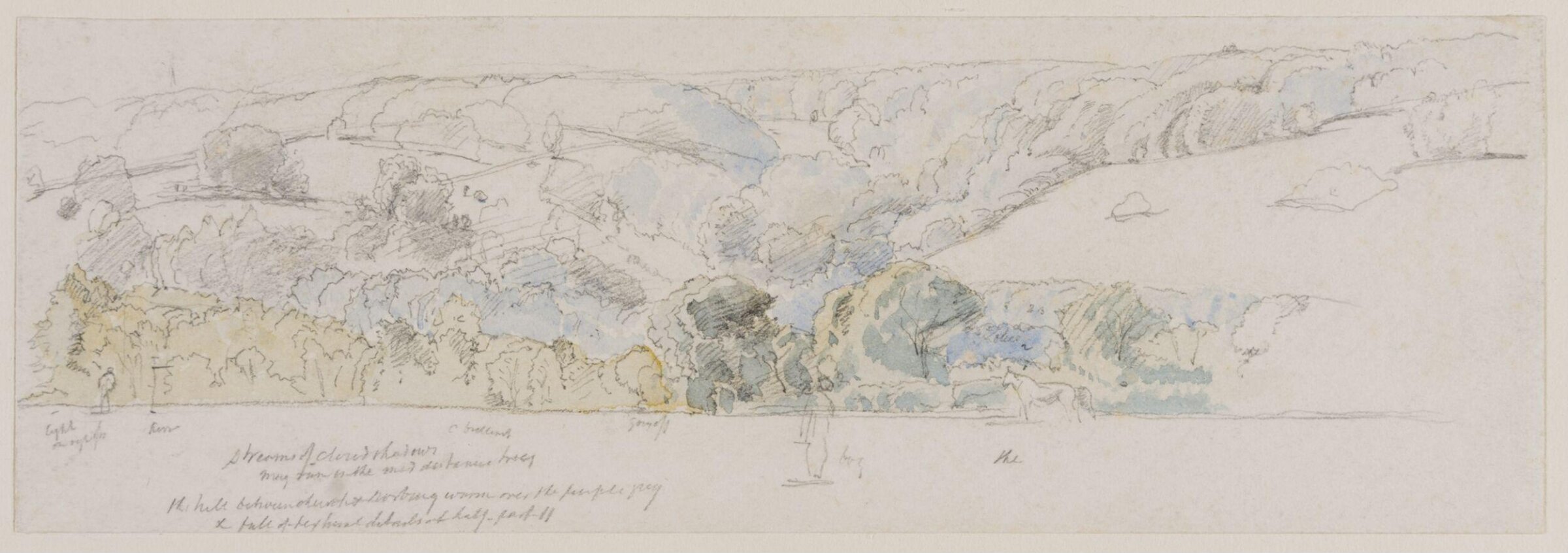 View from Norbury, Surrey, Richard Redgrave, ca. 1837