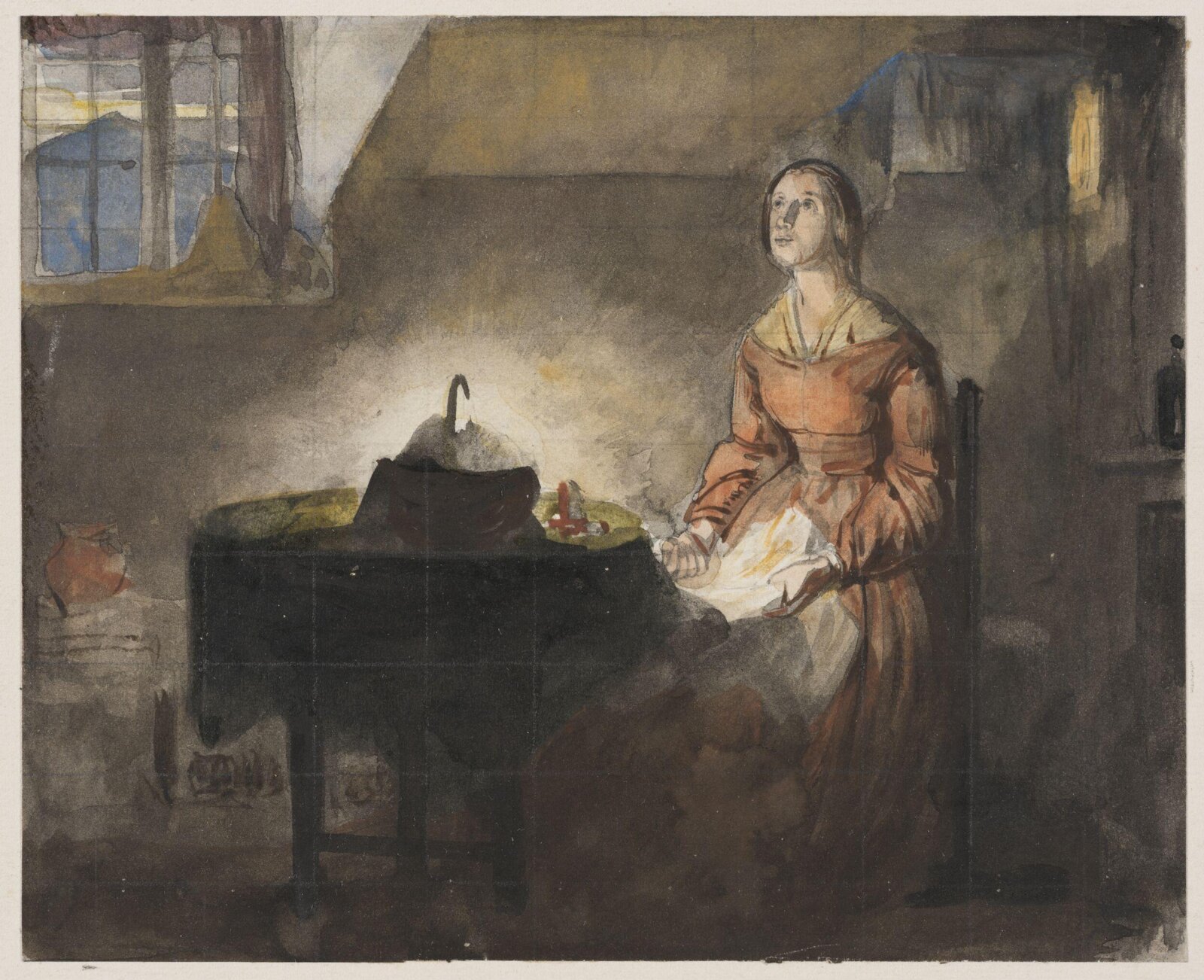 The Poor Seamstress, Richard Redgrave, 1844