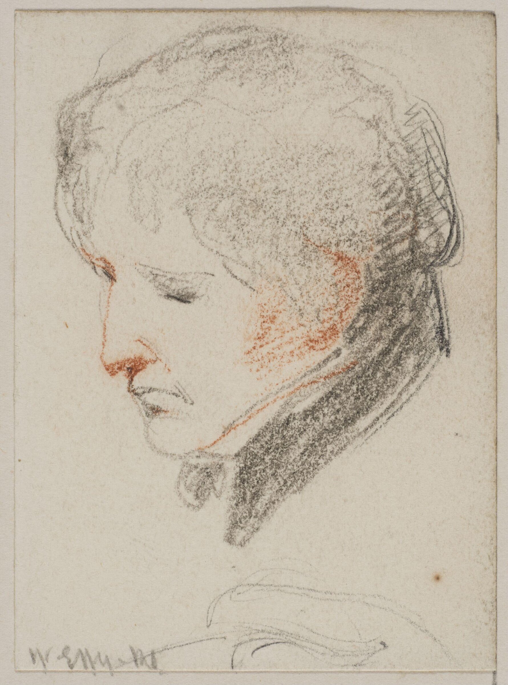Portrait of William Etty, Richard Redgrave, mid 19th century