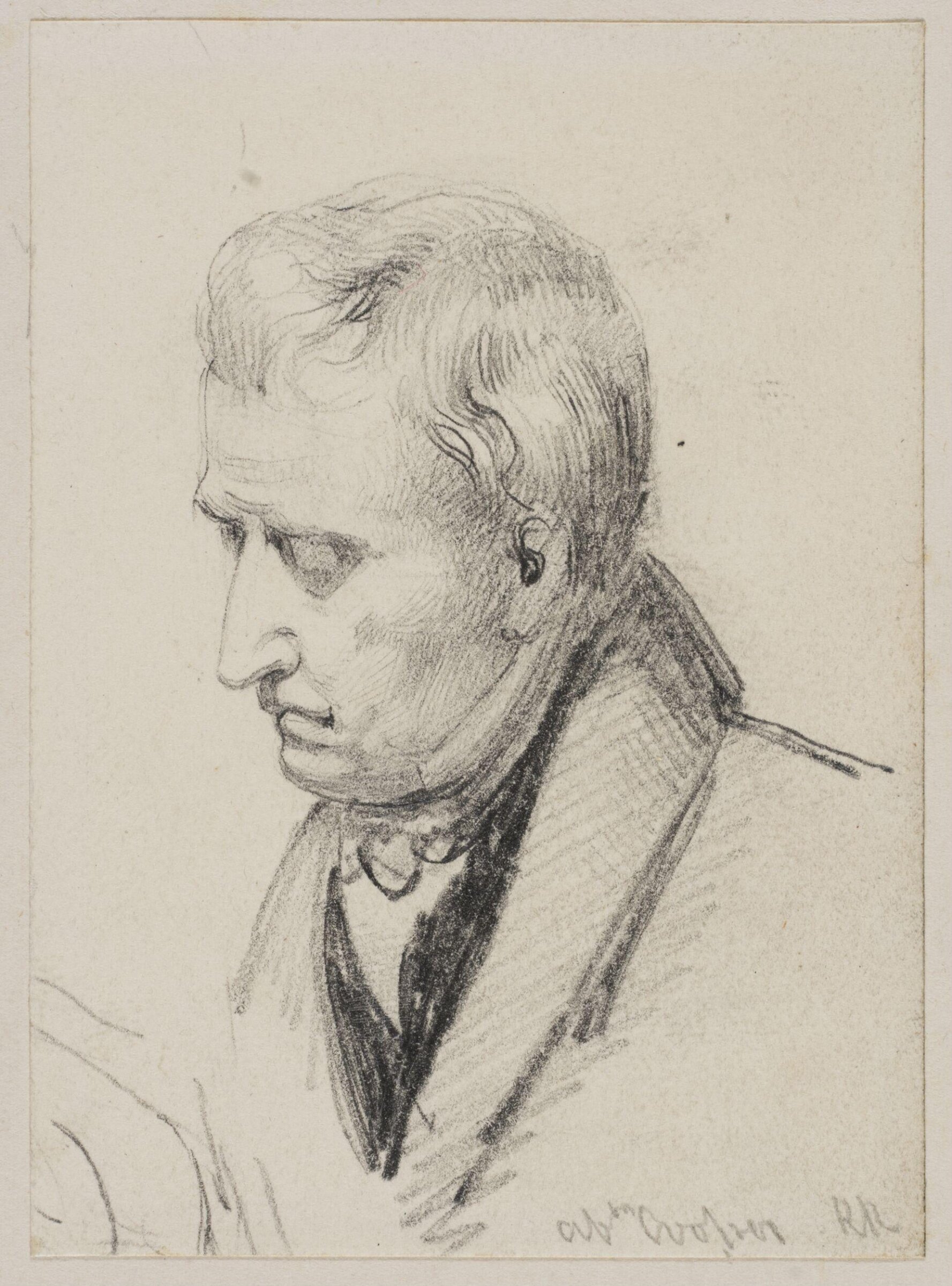 Portrait of J. M. W. Turner, Richard Redgrave, mid 19th century