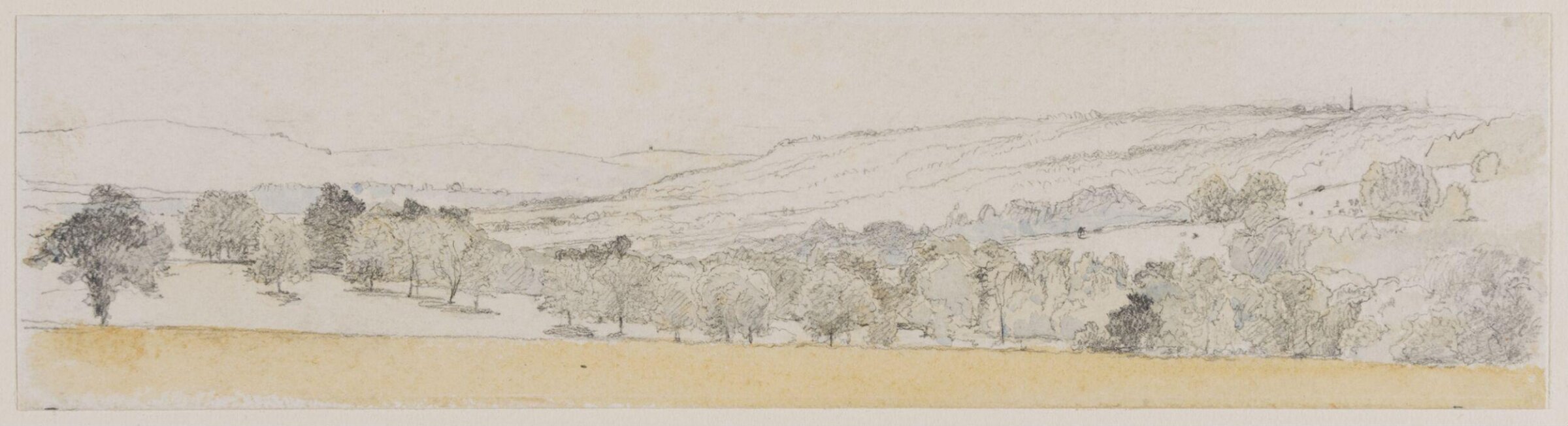 View from Norbury, Surrey, Richard Redgrave, ca. 1837
