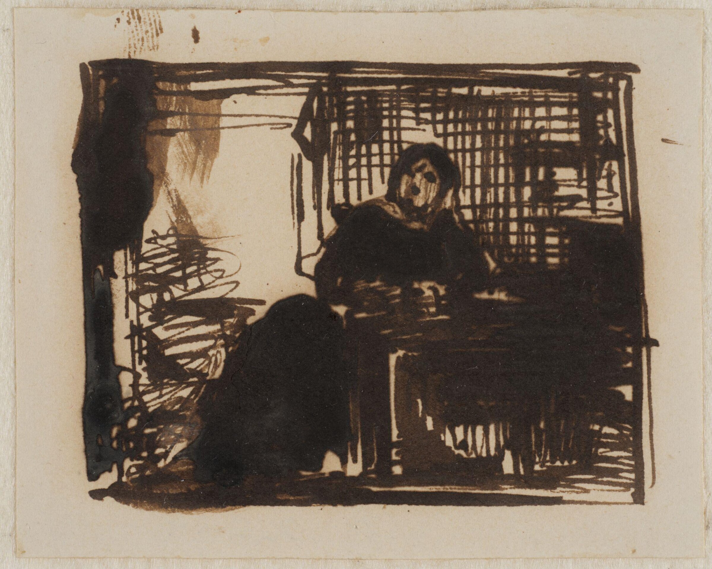 Studies for 'The Poor Teacher', Richard Redgrave, ca. 1840