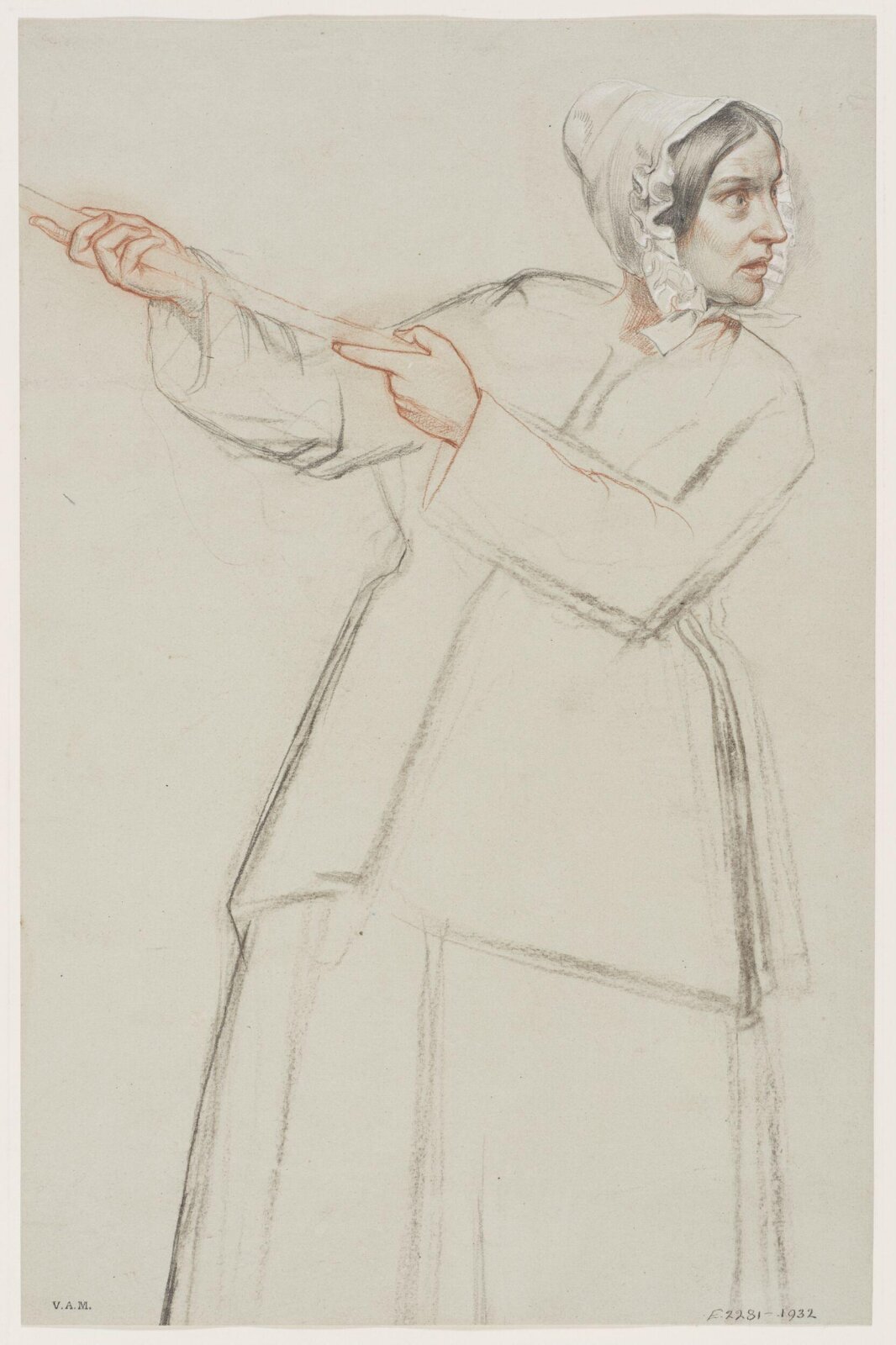 Drawing, Richard Redgrave, mid-19th century