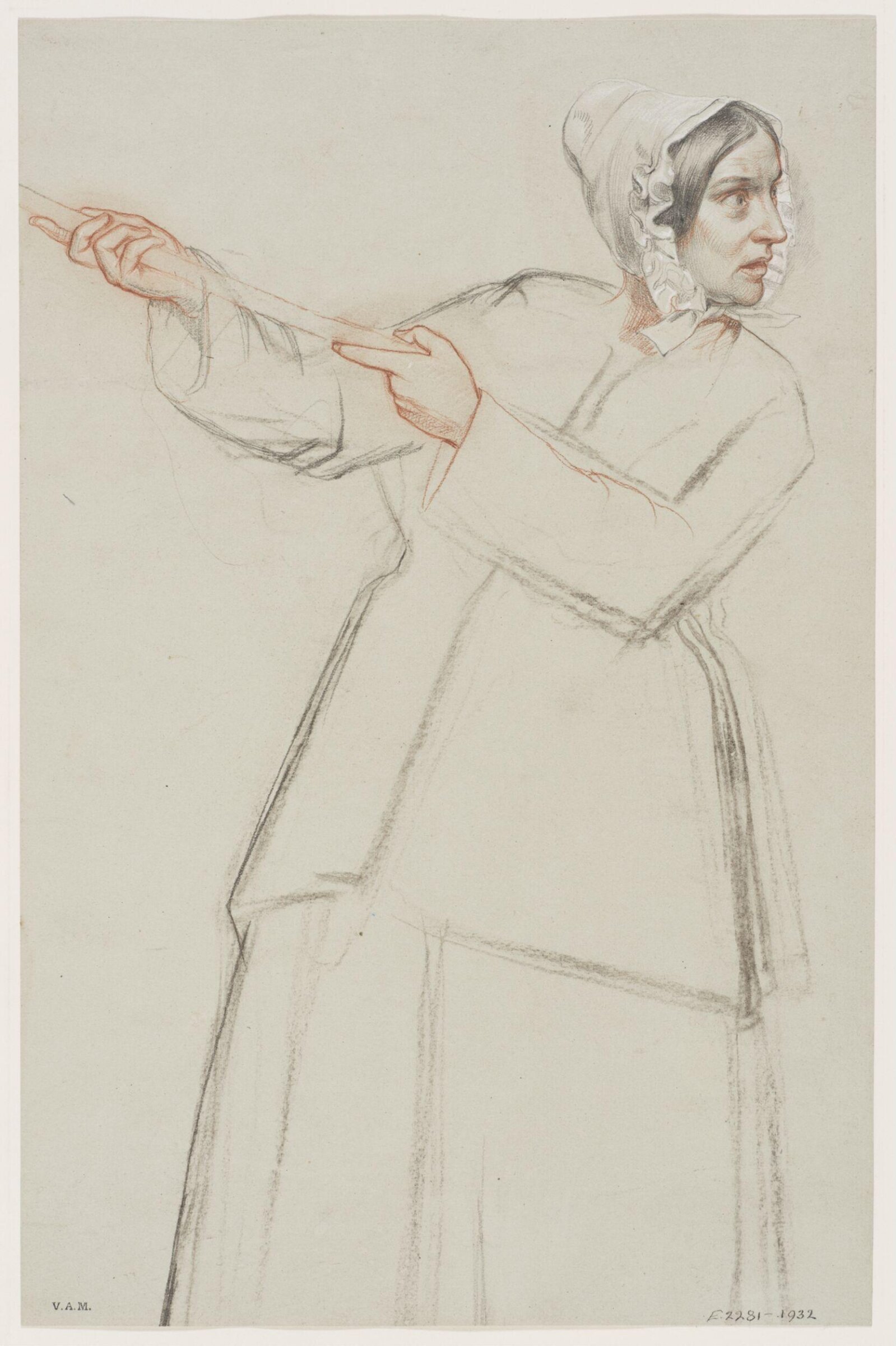 Drawing, Richard Redgrave, mid-19th century