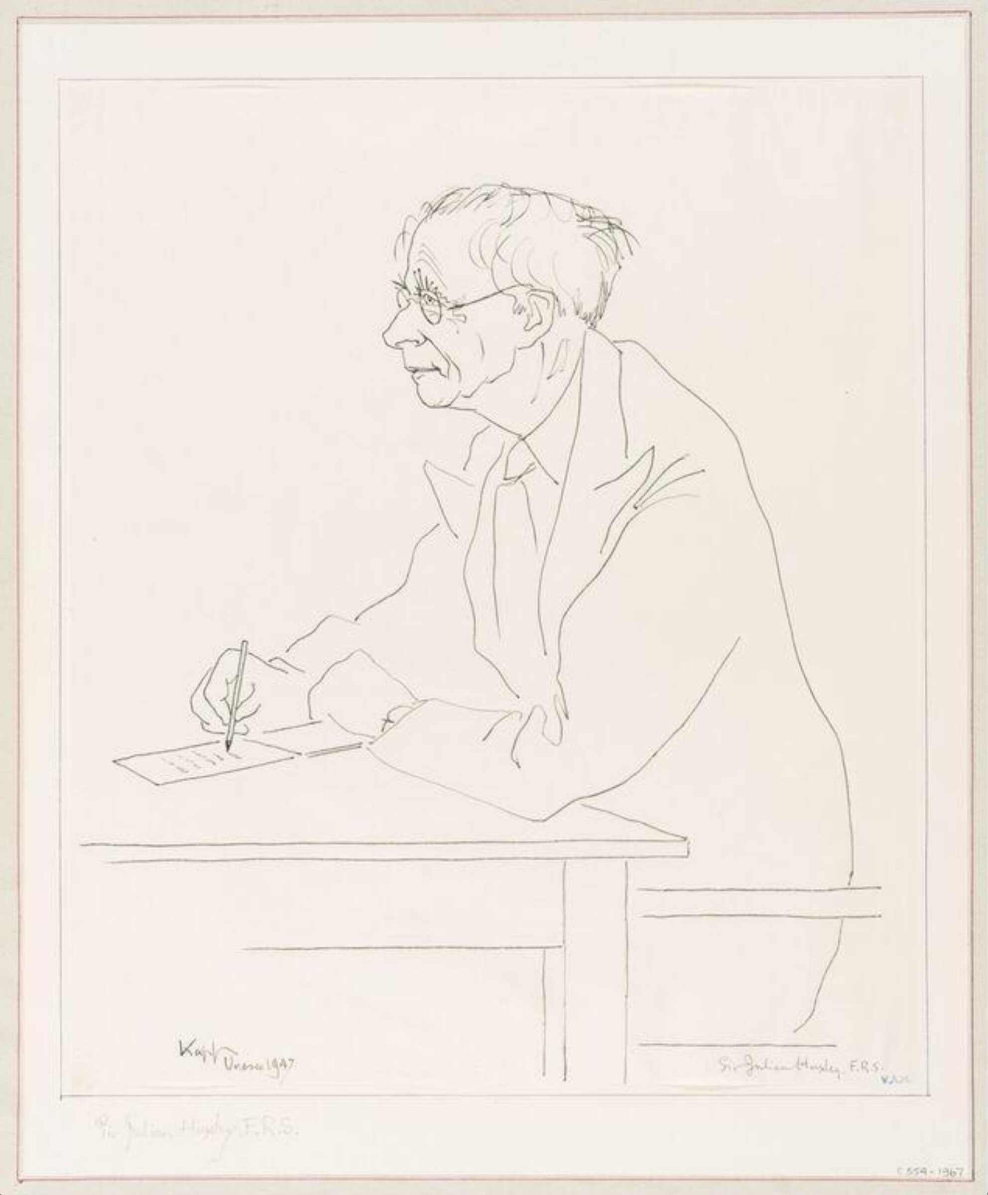 Sir Julian Sorell Huxley, F.R.S., Edmond Xavier Kapp, 1947