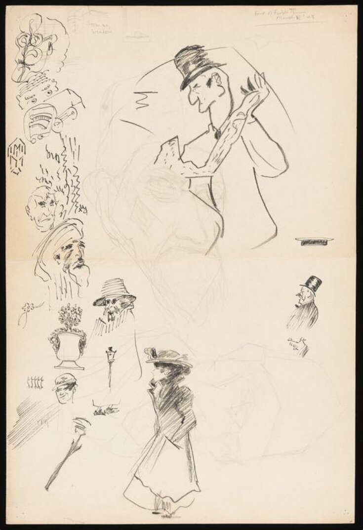 A sheet of sketches | HOLE, Tahu Ronald Charles Pearce | V&A Explore ...